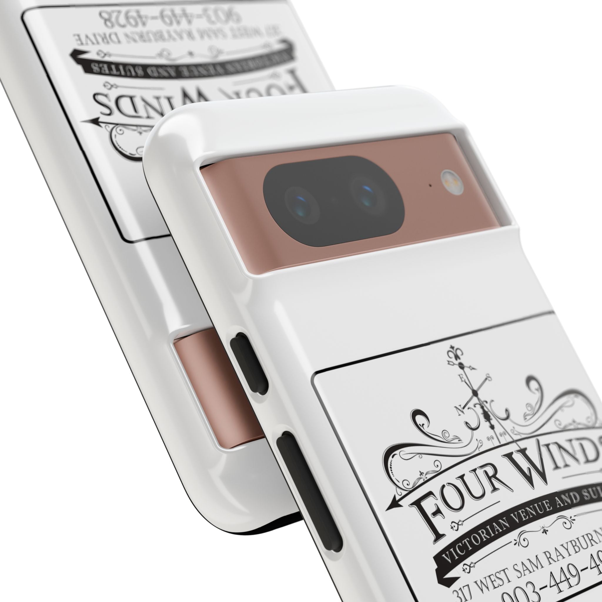Victorian Style Phone Case with Custom Logo | Tough Cases, Custom Phone Accessory, Elegant Gift, Unique Design, Personalized Tech