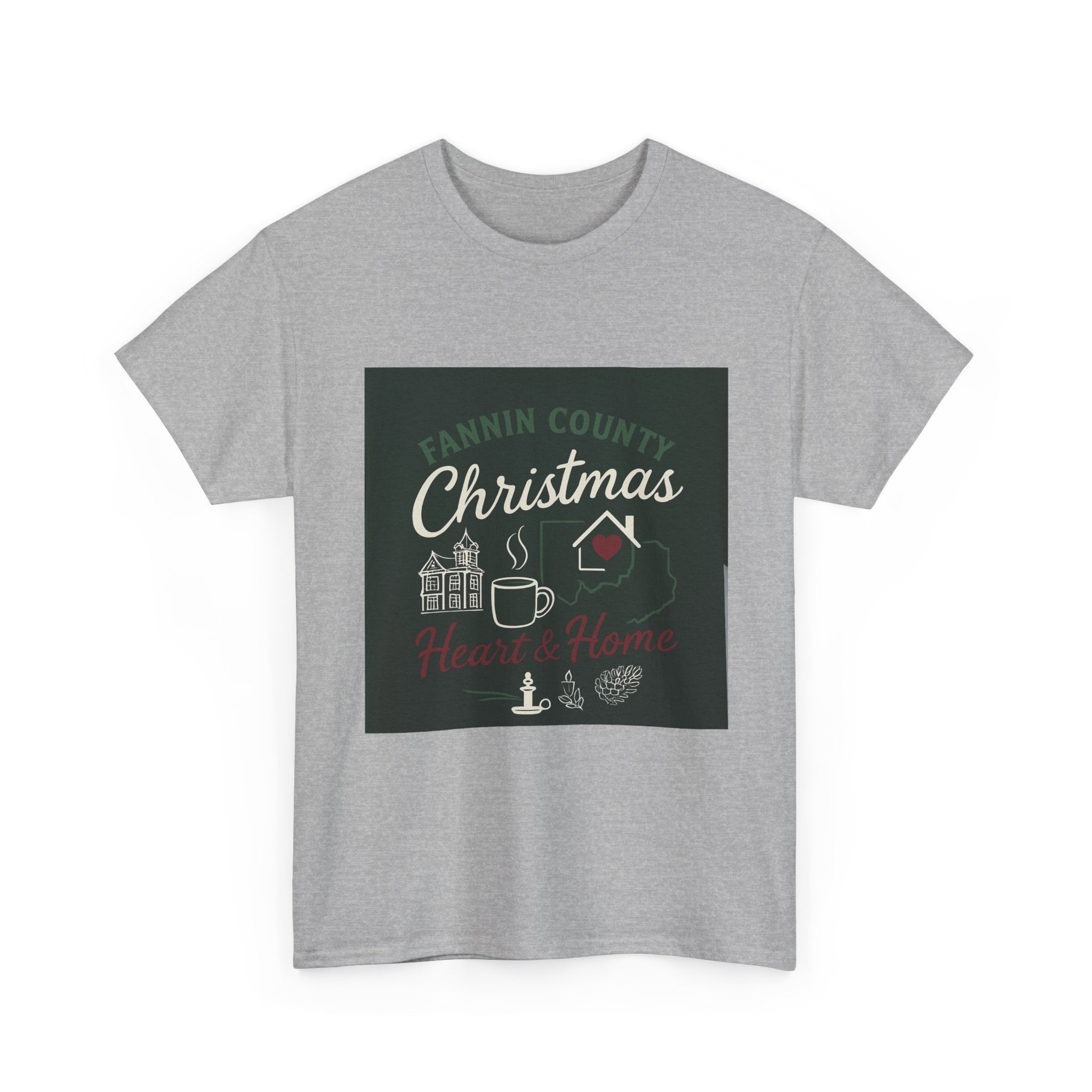 Fannin County Christmas Tee - Homely & Cozy Holiday Shirt