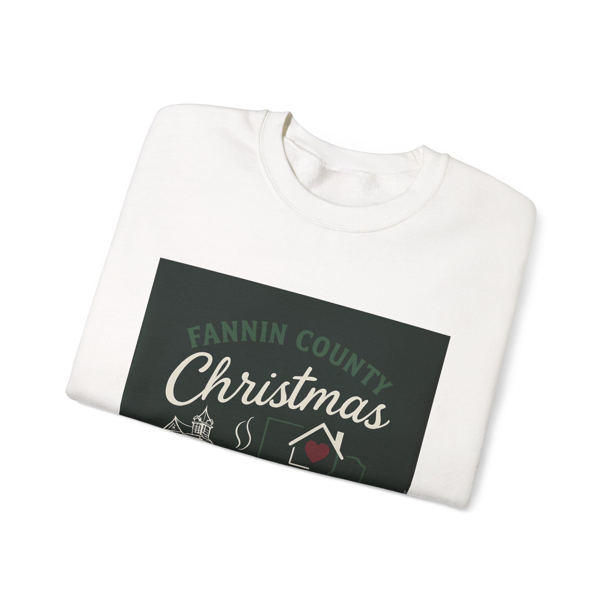 Fannin County Christmas Crewneck Sweatshirt - Home for the Holidays