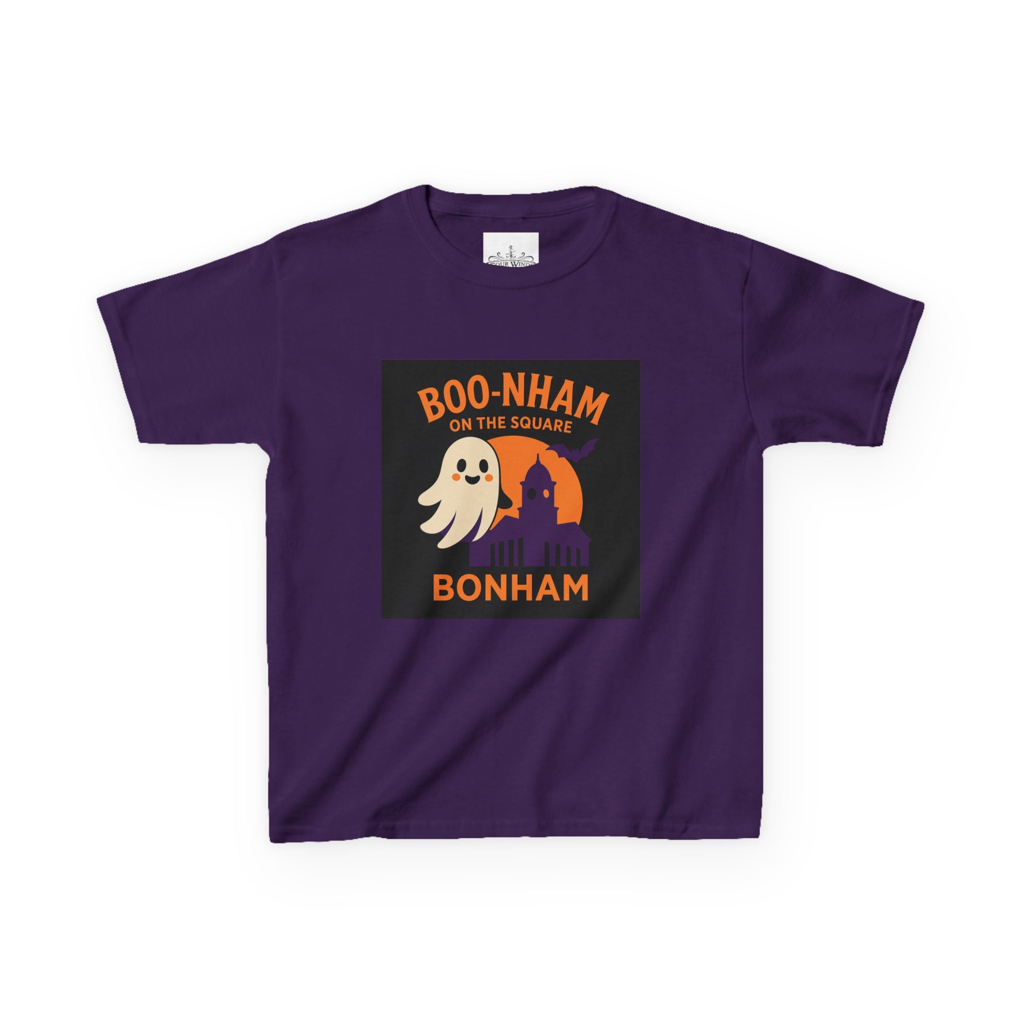 Boo-Nham Halloween Kids Tee, Fun Fall Shirt, Spooky Ghost Tee, Halloween Costume Top, Kids Halloween Apparel
