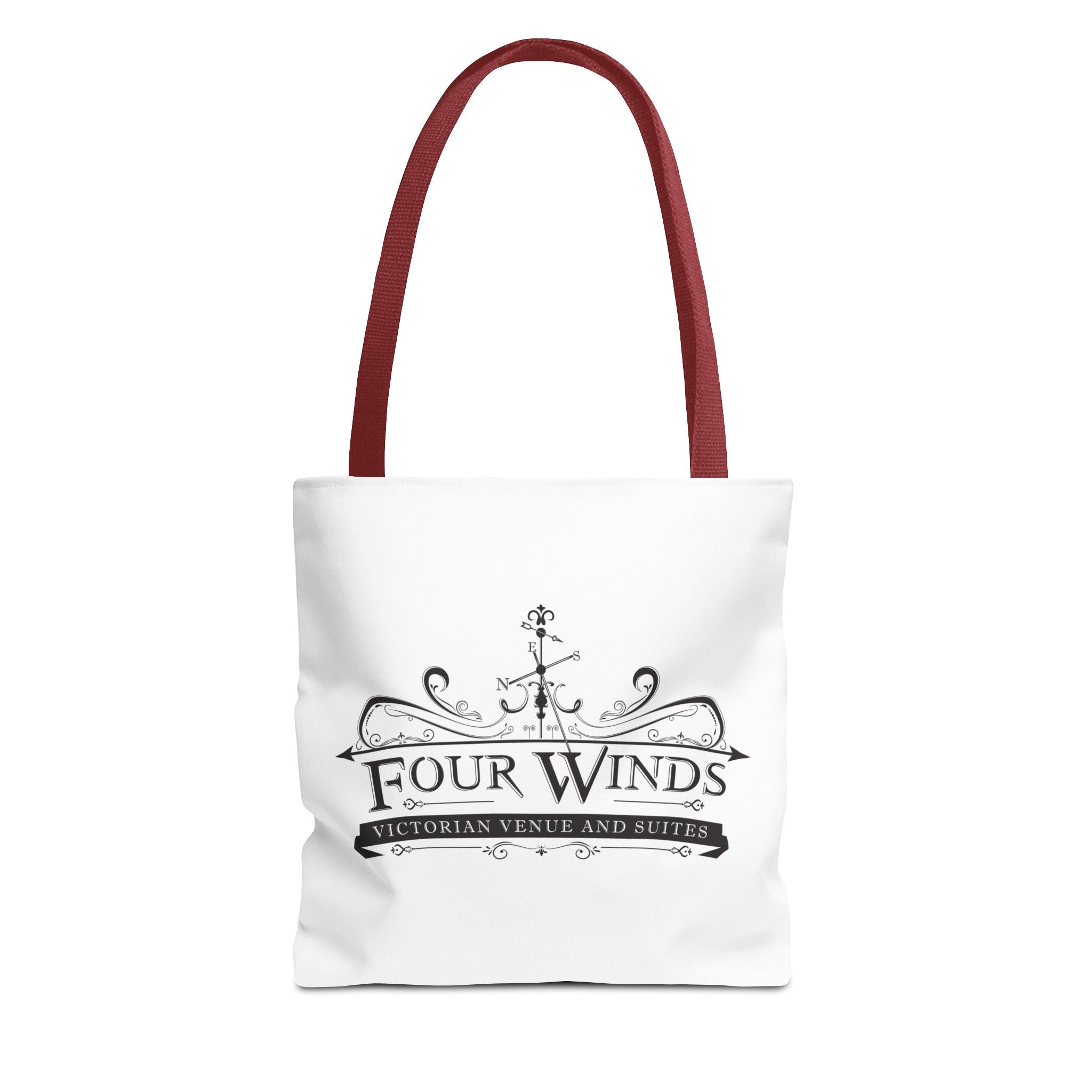 Victorian Venue Tote Bag, Stylish Eco-Friendly Tote, Four Winds Design, Perfect Gift for Events, Unique Shopping Bag, Bookstore Tote
