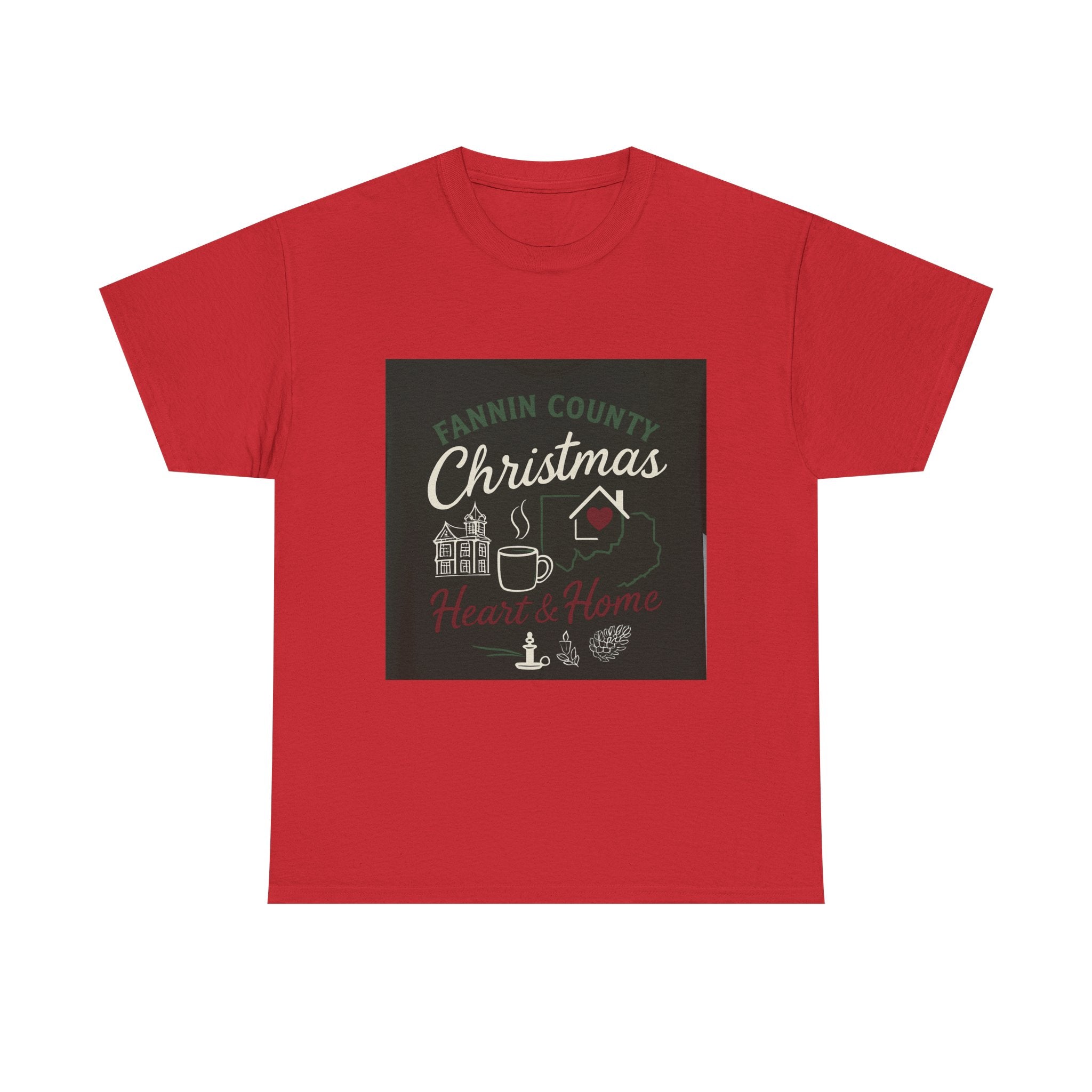 Fannin County Christmas Tee - Homely & Cozy Holiday Shirt