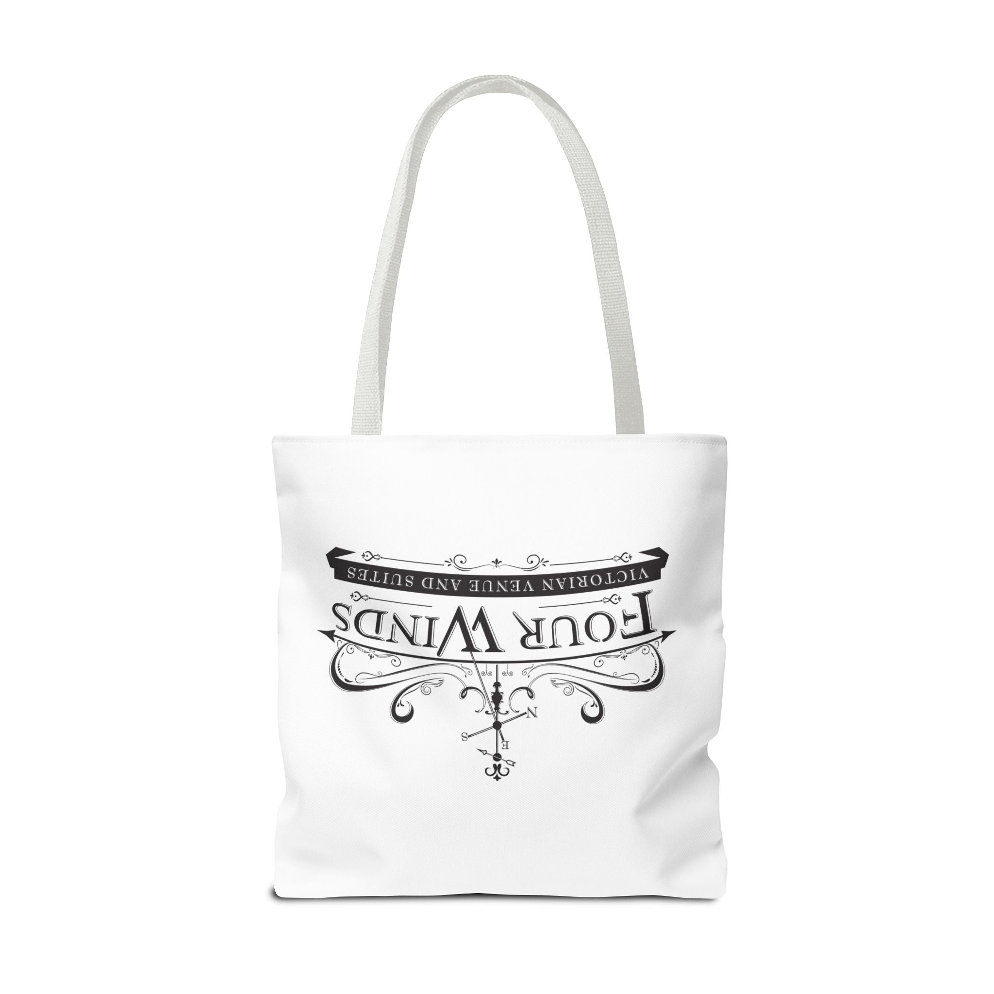 Victorian Venue Tote Bag, Stylish Eco-Friendly Tote, Four Winds Design, Perfect Gift for Events, Unique Shopping Bag, Bookstore Tote