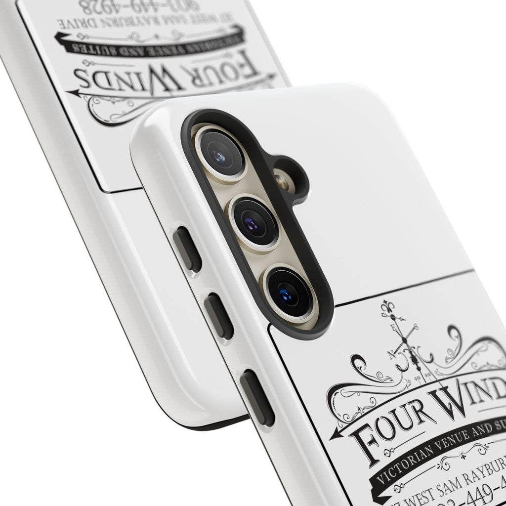 Victorian Style Phone Case with Custom Logo | Tough Cases, Custom Phone Accessory, Elegant Gift, Unique Design, Personalized Tech