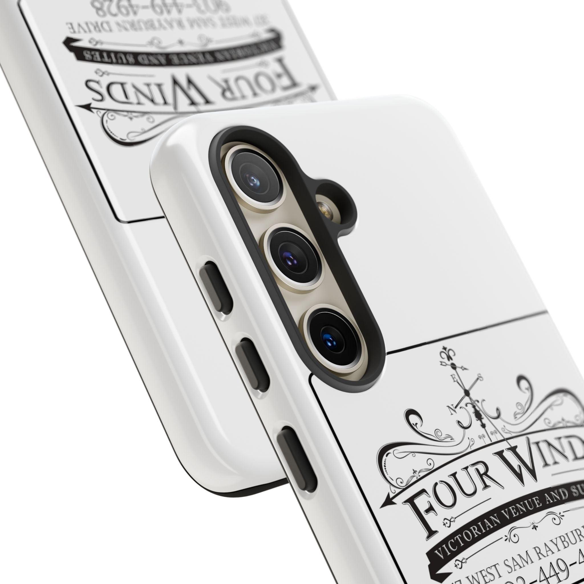Victorian Style Phone Case with Custom Logo | Tough Cases, Custom Phone Accessory, Elegant Gift, Unique Design, Personalized Tech