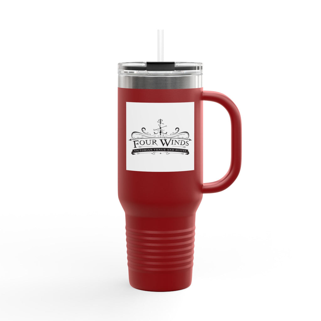 Travel Mug with Print, Insulated Coffee Cup, 40oz Stainless Steel Tumbler, Personalized Beverage Container, Gifts for Travelers, [...]