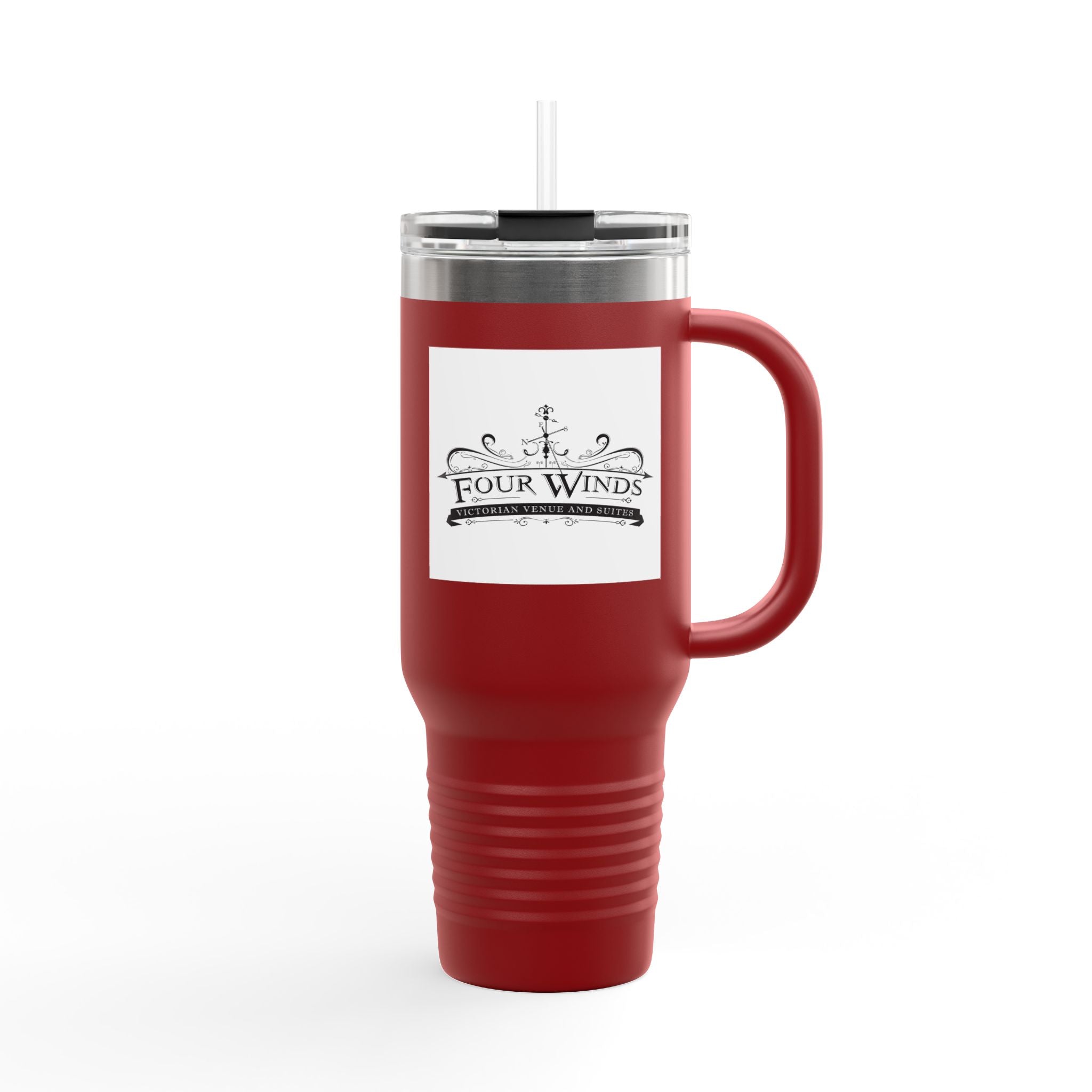 Travel Mug with Print, Insulated Coffee Cup, 40oz Stainless Steel Tumbler, Personalized Beverage Container, Gifts for Travelers, [...]