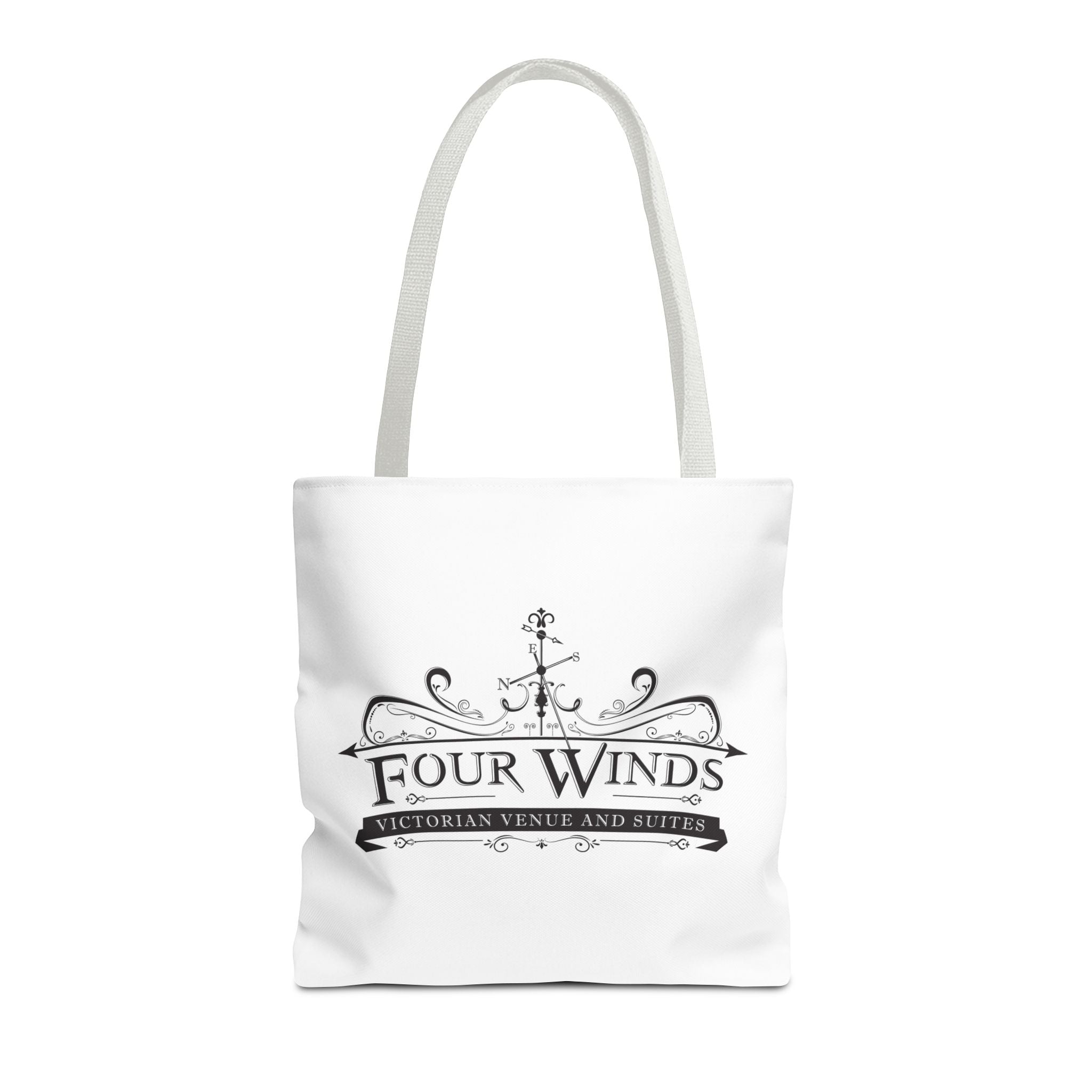 Victorian Venue Tote Bag, Stylish Eco-Friendly Tote, Four Winds Design, Perfect Gift for Events, Unique Shopping Bag, Bookstore Tote