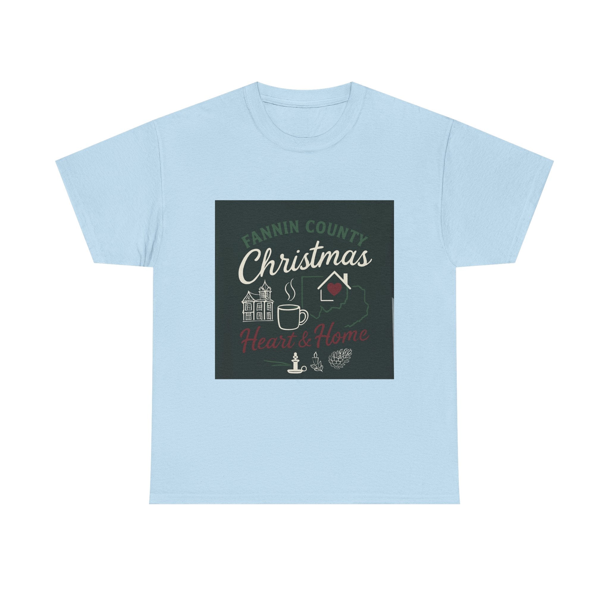 Fannin County Christmas Tee - Homely & Cozy Holiday Shirt