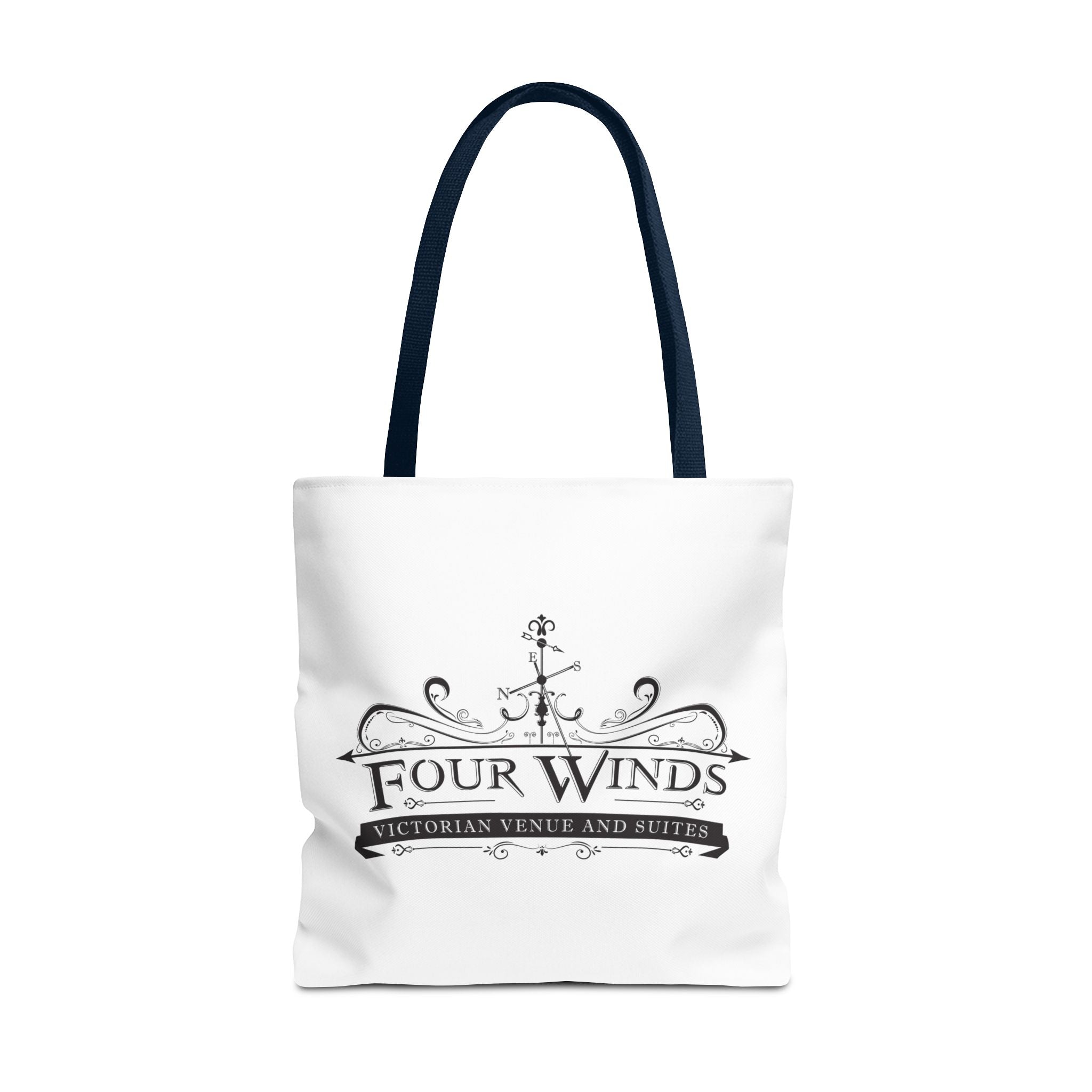 Victorian Venue Tote Bag, Stylish Eco-Friendly Tote, Four Winds Design, Perfect Gift for Events, Unique Shopping Bag, Bookstore Tote