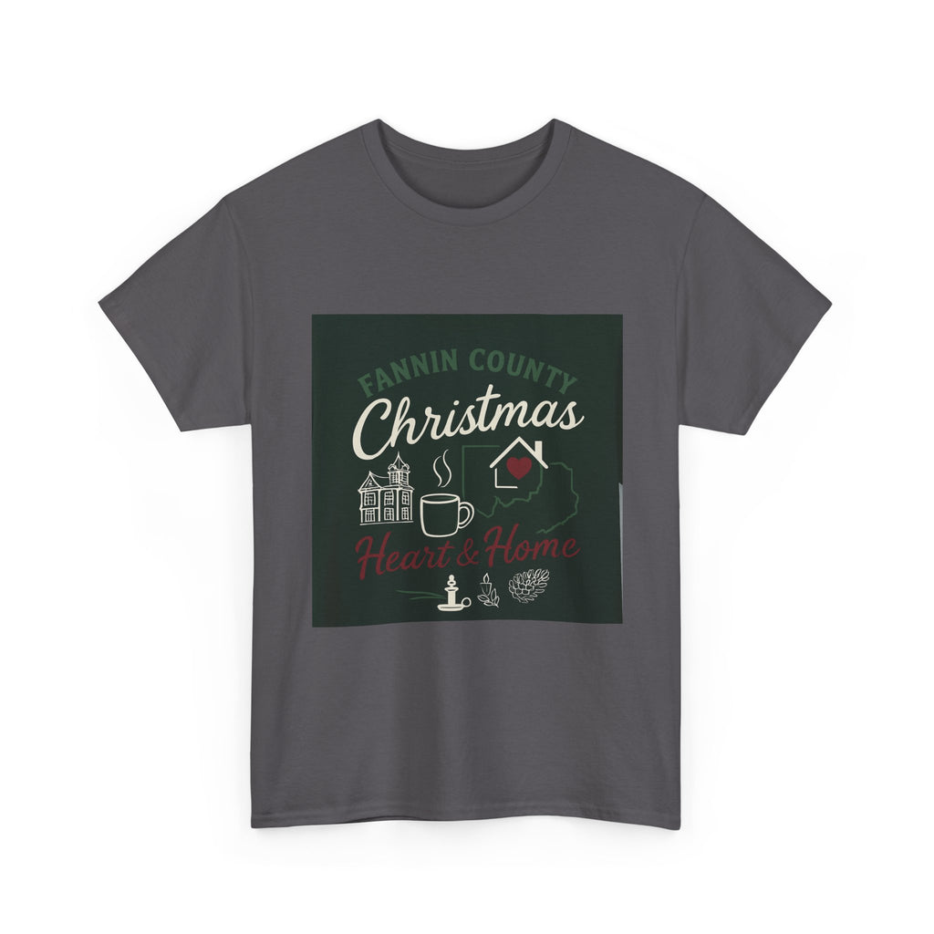 Fannin County Christmas Tee - Homely & Cozy Holiday Shirt