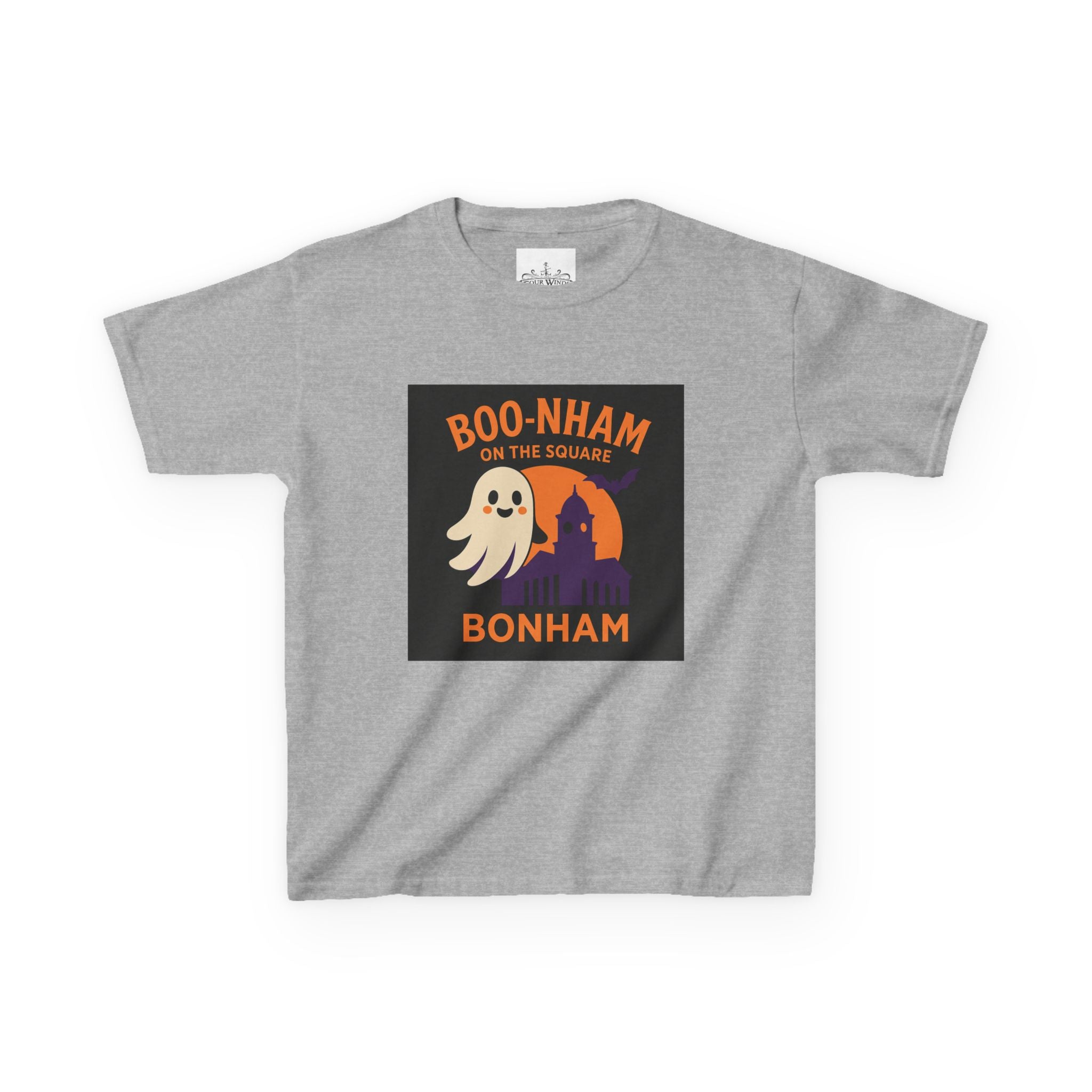 Boo-Nham Halloween Kids Tee, Fun Fall Shirt, Spooky Ghost Tee, Halloween Costume Top, Kids Halloween Apparel
