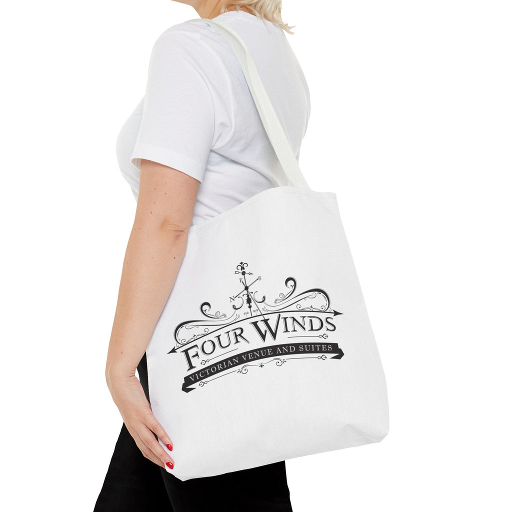 Victorian Venue Tote Bag, Stylish Eco-Friendly Tote, Four Winds Design, Perfect Gift for Events, Unique Shopping Bag, Bookstore Tote