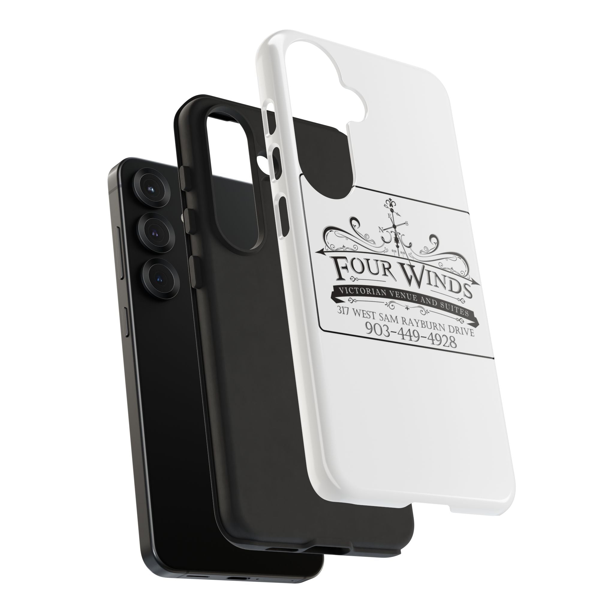 Victorian Style Phone Case with Custom Logo | Tough Cases, Custom Phone Accessory, Elegant Gift, Unique Design, Personalized Tech