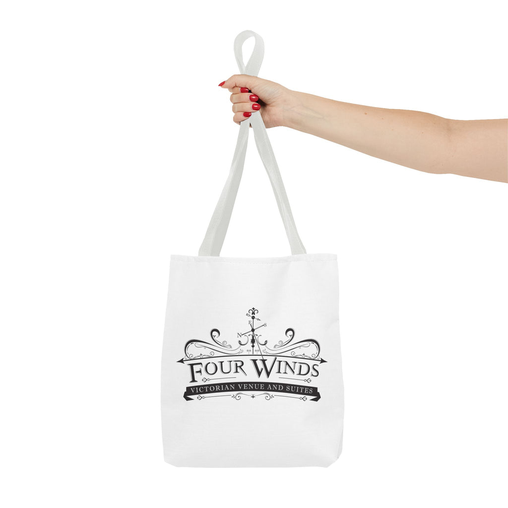 Victorian Venue Tote Bag, Stylish Eco-Friendly Tote, Four Winds Design, Perfect Gift for Events, Unique Shopping Bag, Bookstore Tote