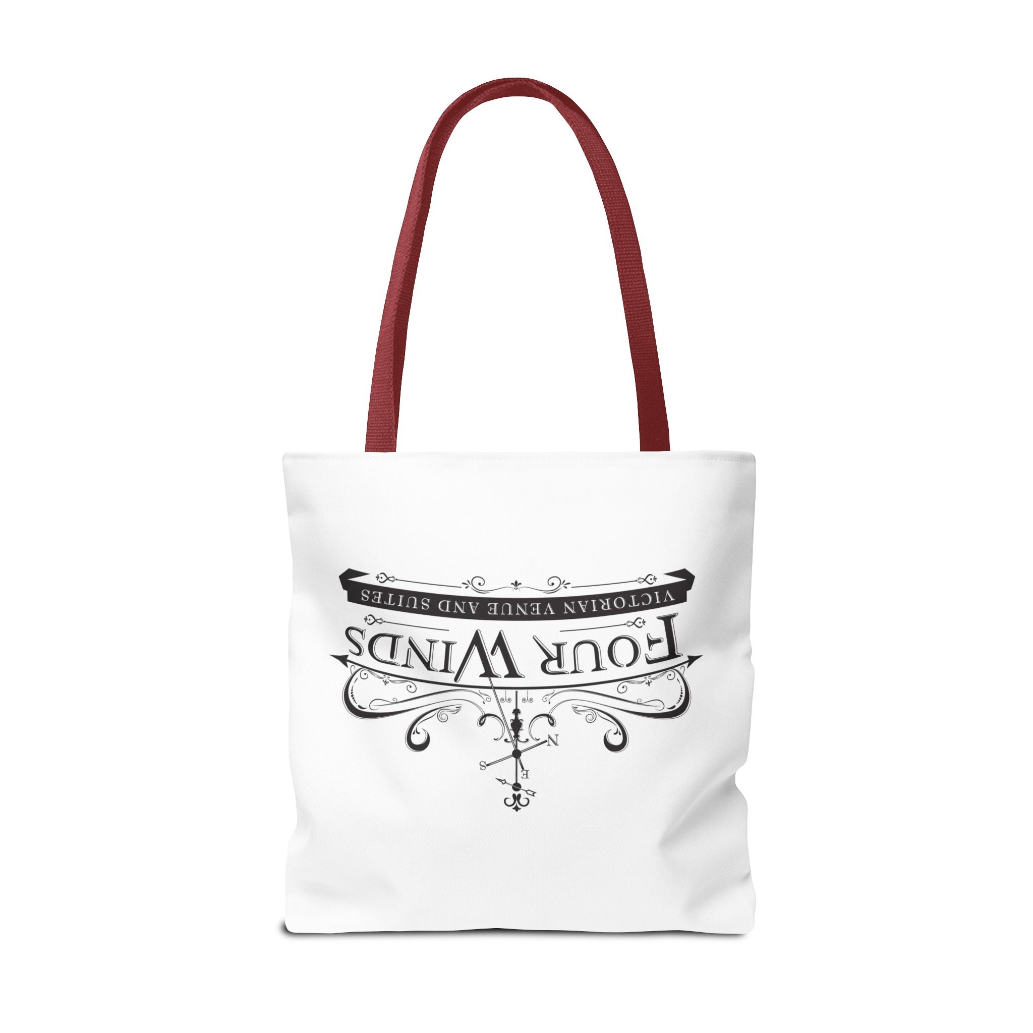 Victorian Venue Tote Bag, Stylish Eco-Friendly Tote, Four Winds Design, Perfect Gift for Events, Unique Shopping Bag, Bookstore Tote
