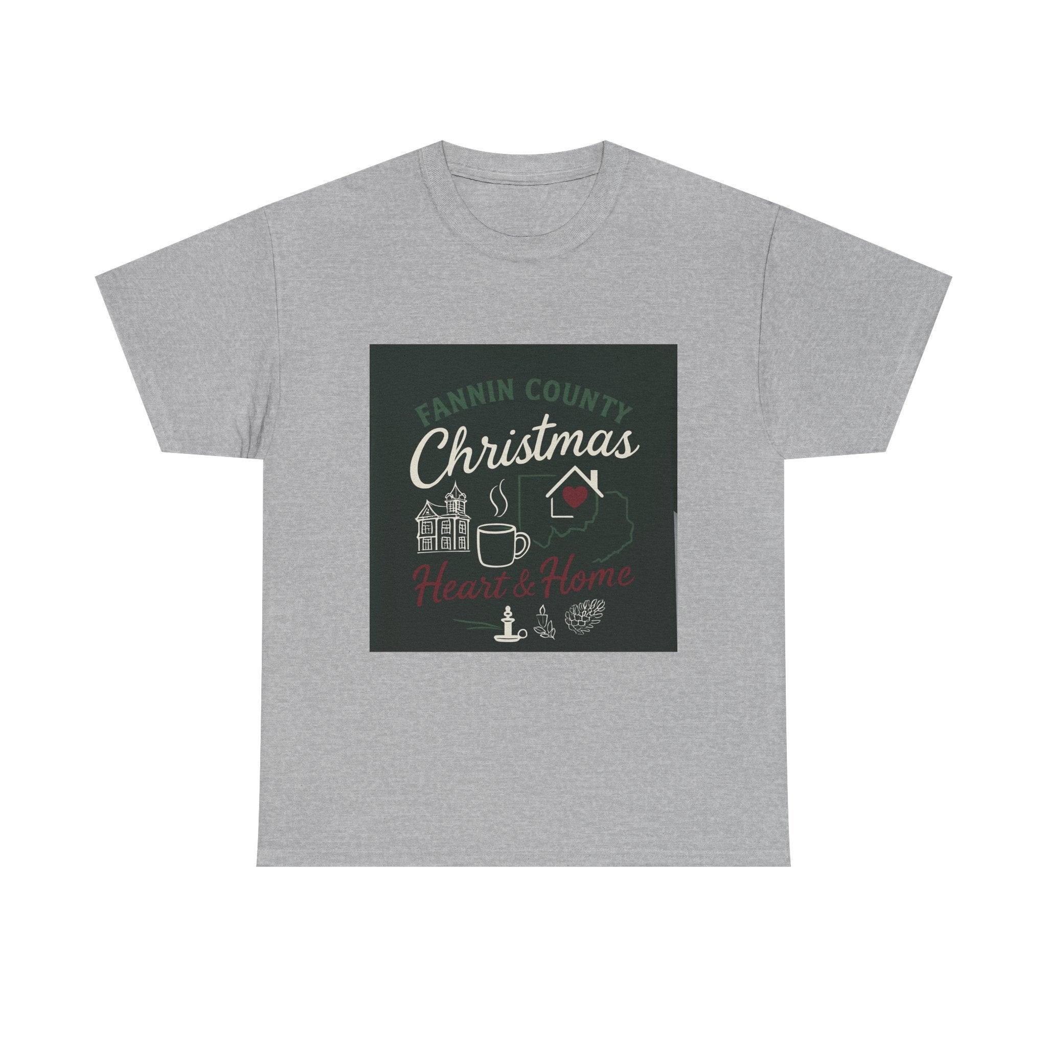 Fannin County Christmas Tee - Homely & Cozy Holiday Shirt