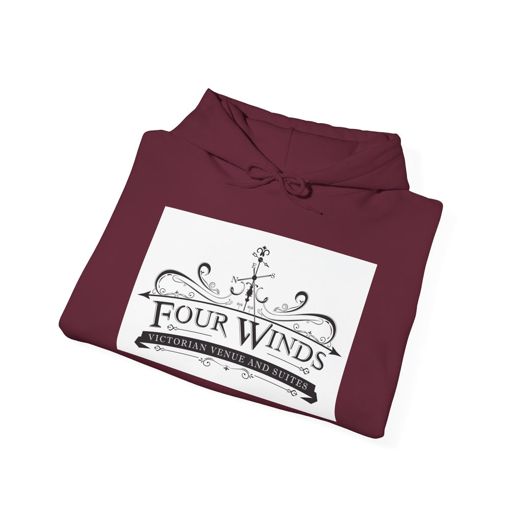 Four Winds Hooded Sweatshirt | Cozy Unisex Sweatshirt for All Seasons, Gift for Nature Lovers, Casual Wear, Travel Hoodie