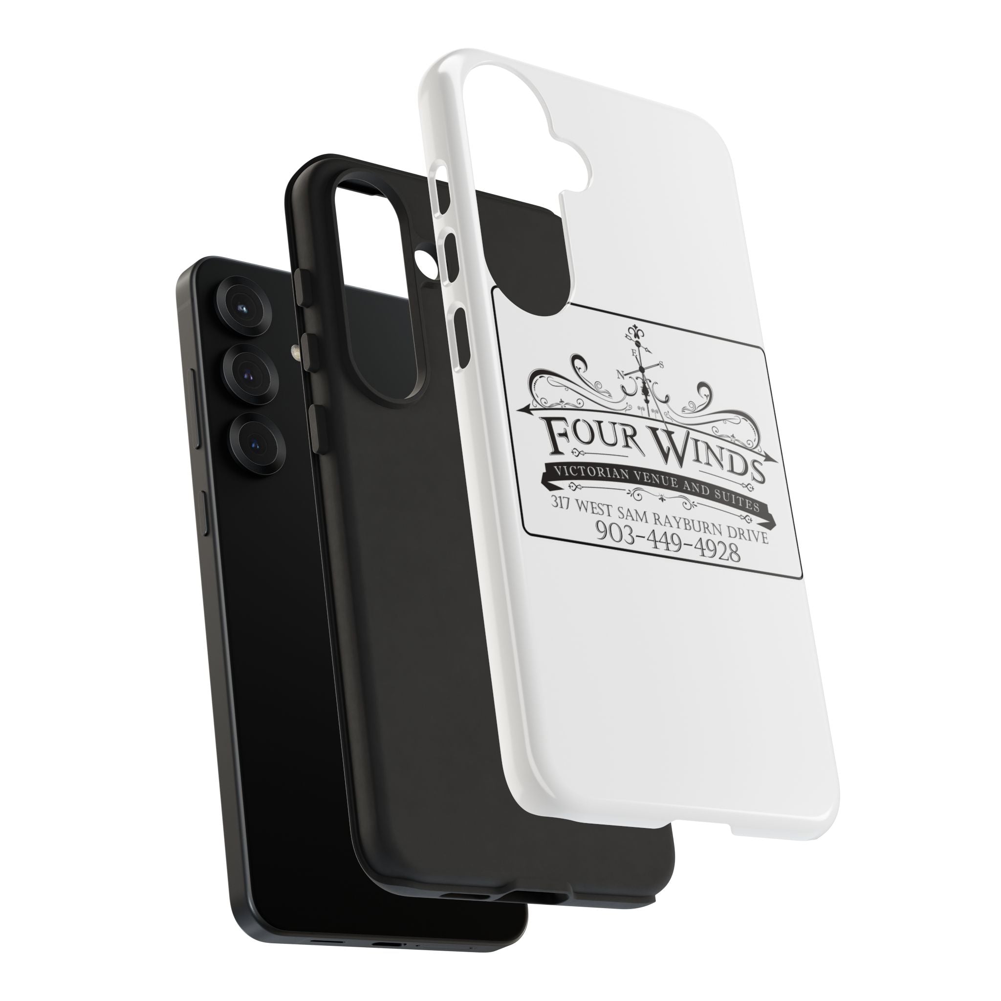 Victorian Style Phone Case with Custom Logo | Tough Cases, Custom Phone Accessory, Elegant Gift, Unique Design, Personalized Tech