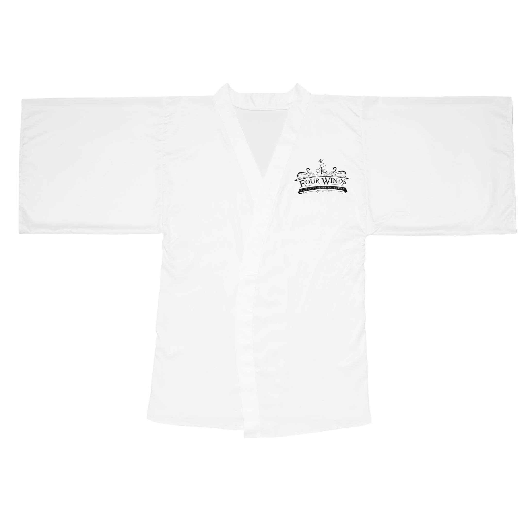 Elegant Long Sleeve Kimono Robe - Perfect for spa days, lounging, or gifts; Ideal for relaxation, sleepwear, cozy evenings, self-care.