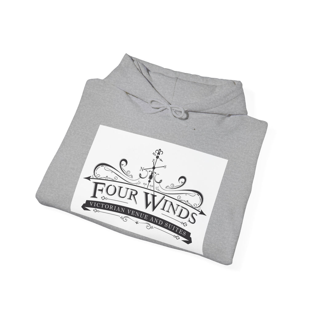 Four Winds Hooded Sweatshirt | Cozy Unisex Sweatshirt for All Seasons, Gift for Nature Lovers, Casual Wear, Travel Hoodie