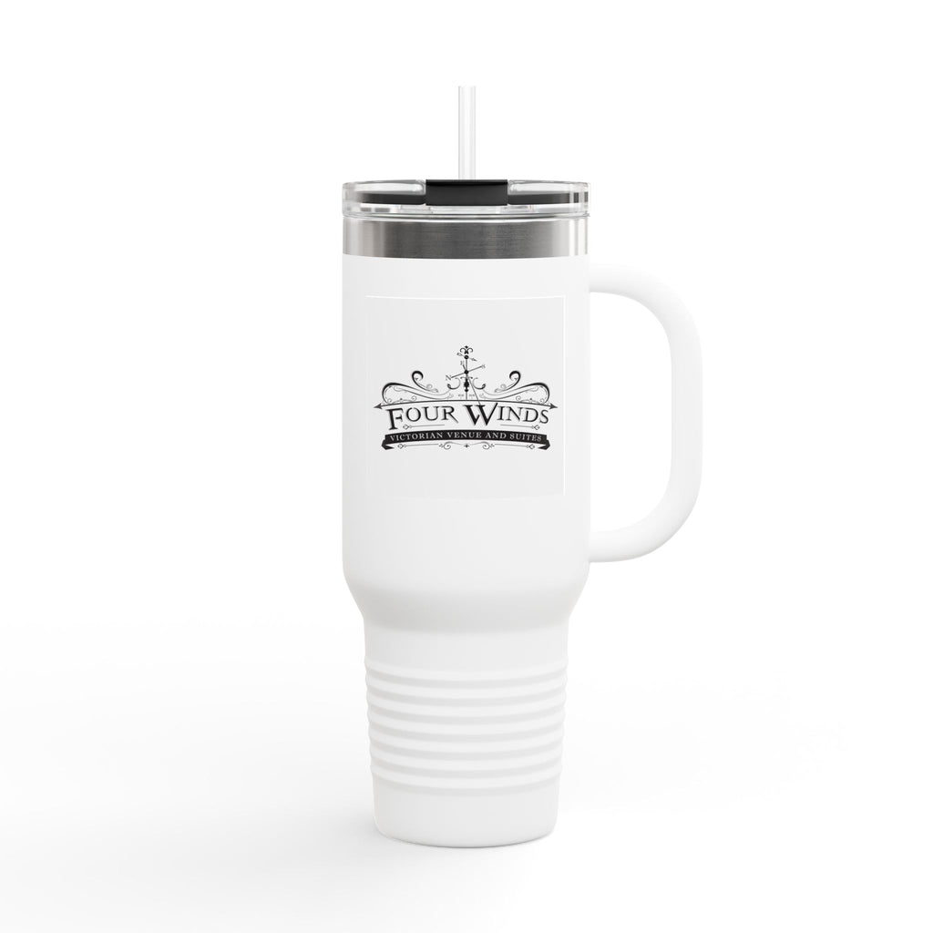 Travel Mug with Print, Insulated Coffee Cup, 40oz Stainless Steel Tumbler, Personalized Beverage Container, Gifts for Travelers, [...]