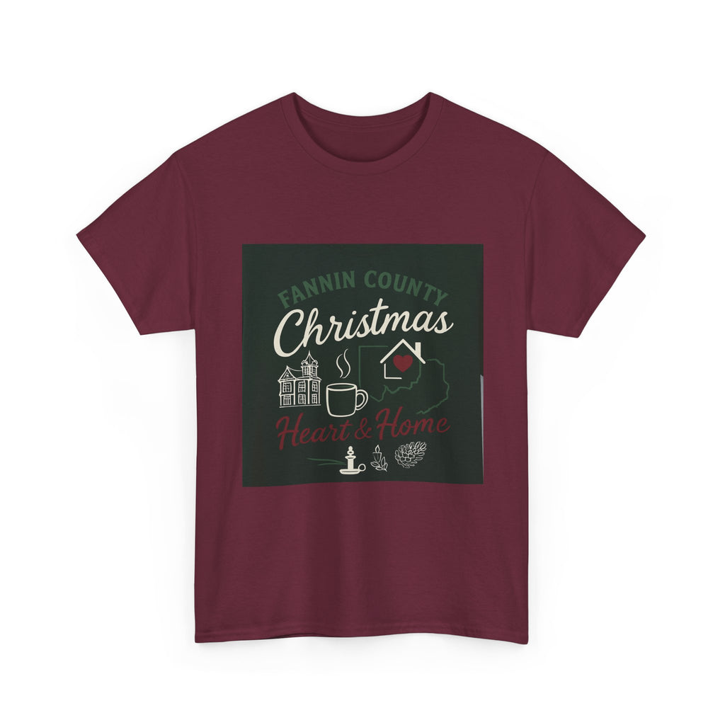 Fannin County Christmas Tee - Homely & Cozy Holiday Shirt