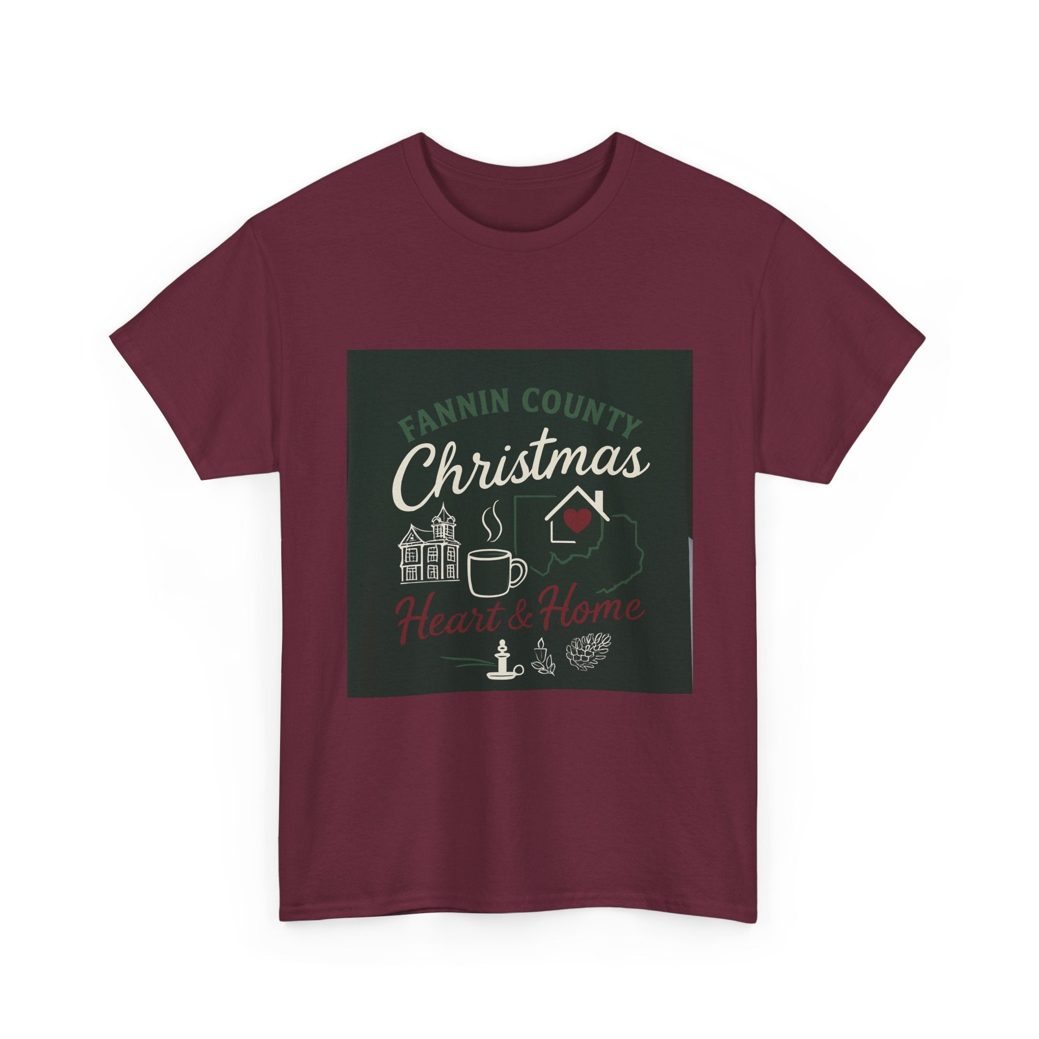 Fannin County Christmas Tee - Homely & Cozy Holiday Shirt