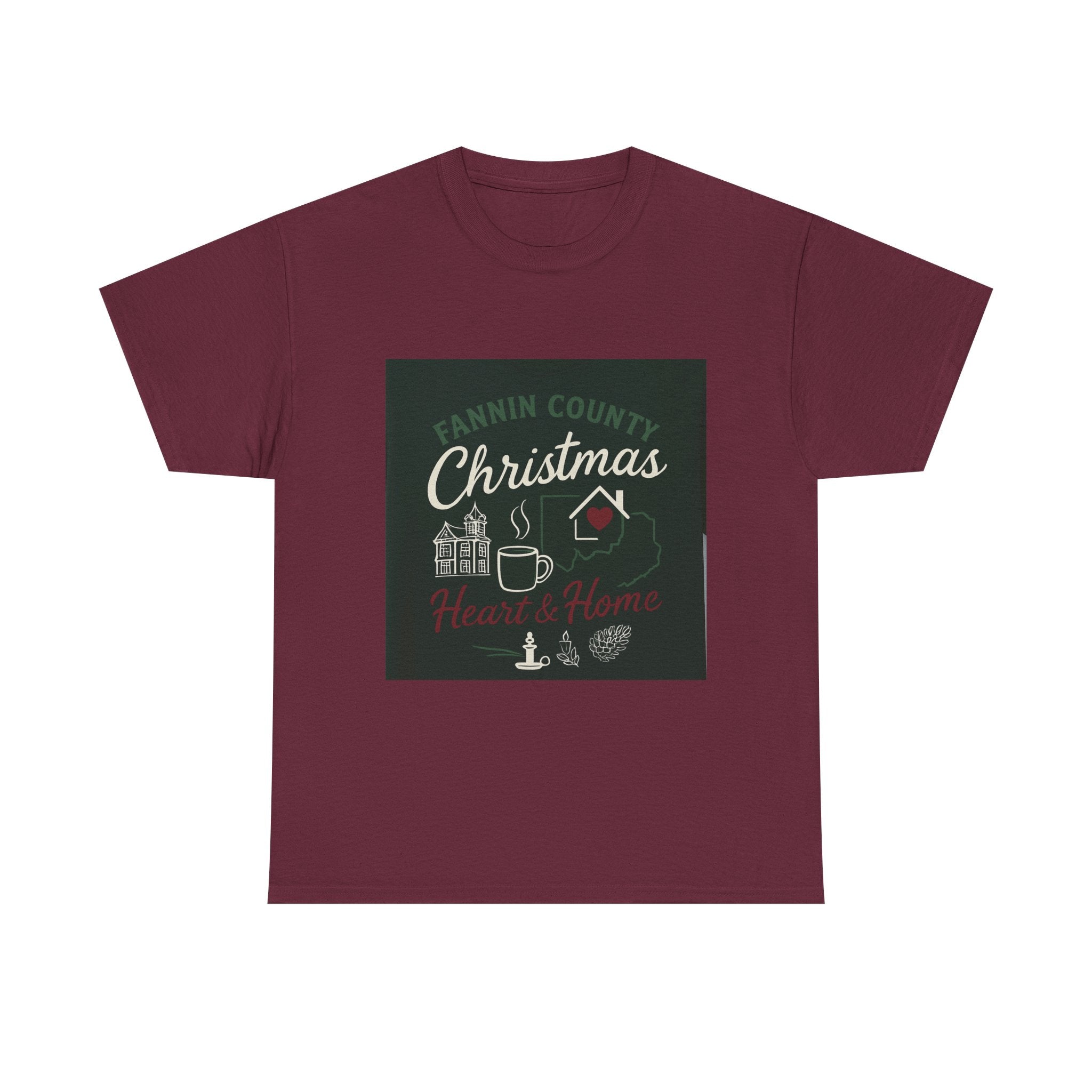 Fannin County Christmas Tee - Homely & Cozy Holiday Shirt