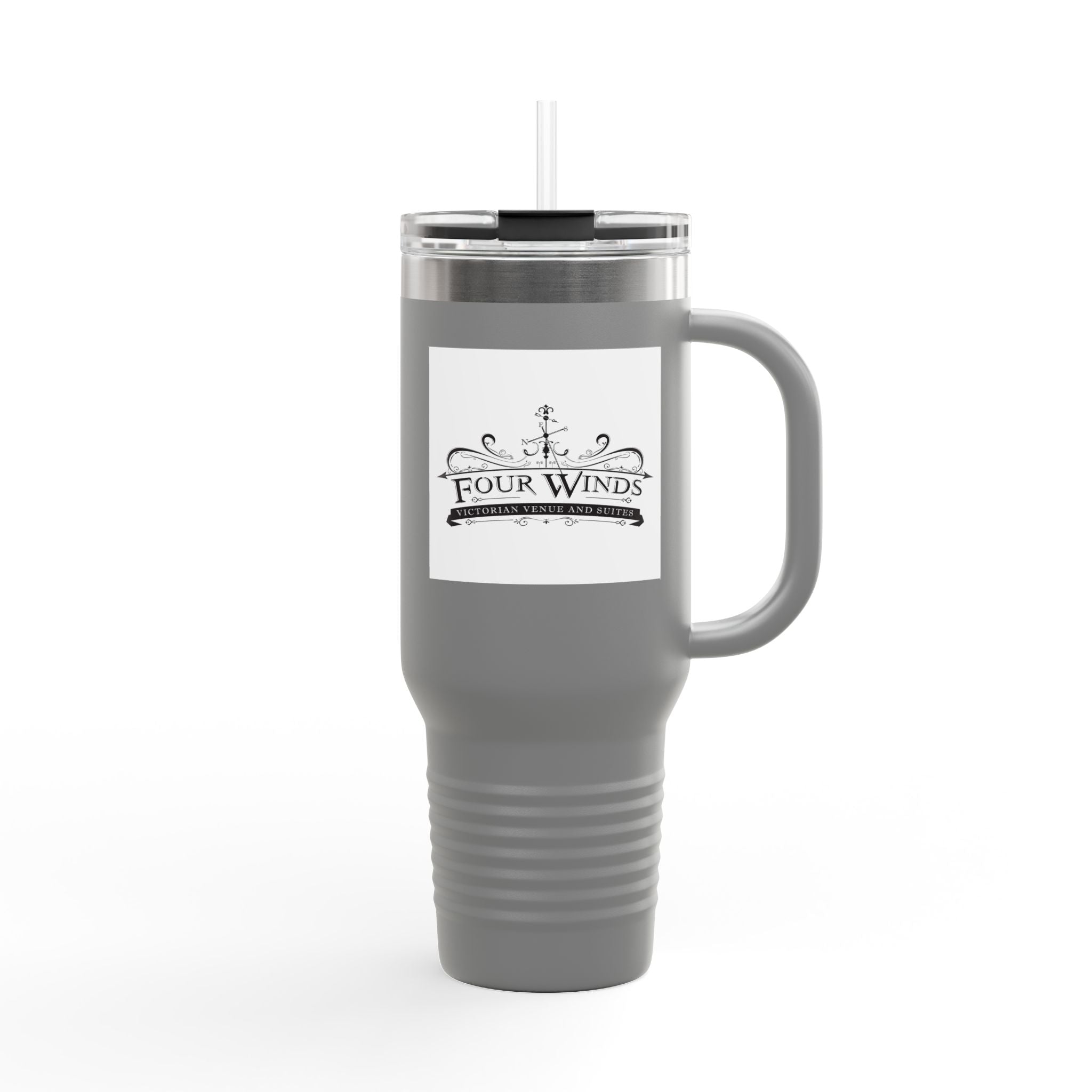 Travel Mug with Print, Insulated Coffee Cup, 40oz Stainless Steel Tumbler, Personalized Beverage Container, Gifts for Travelers, [...]