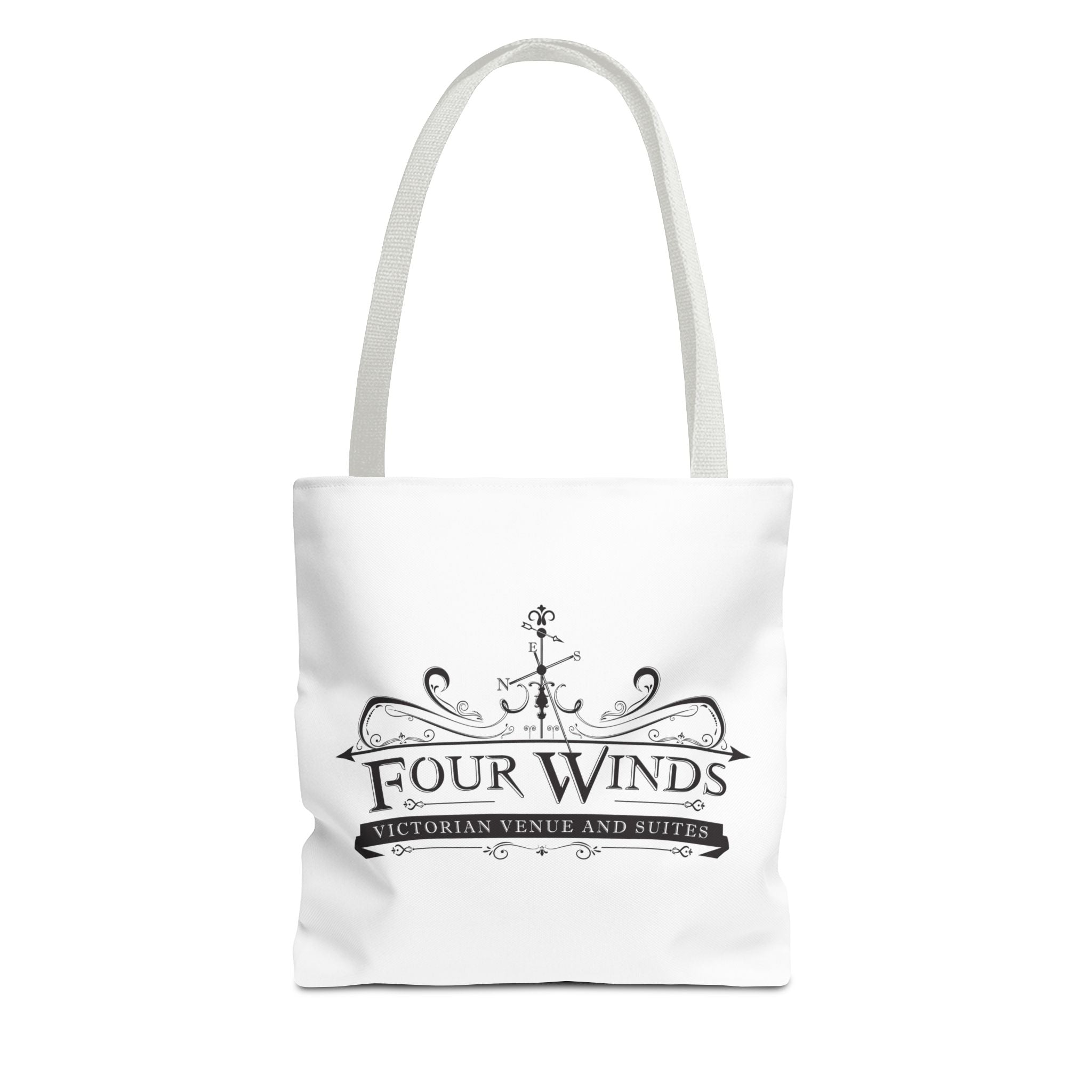Victorian Venue Tote Bag, Stylish Eco-Friendly Tote, Four Winds Design, Perfect Gift for Events, Unique Shopping Bag, Bookstore Tote