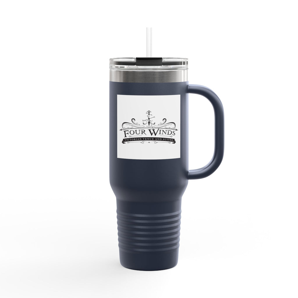 Travel Mug with Print, Insulated Coffee Cup, 40oz Stainless Steel Tumbler, Personalized Beverage Container, Gifts for Travelers, [...]