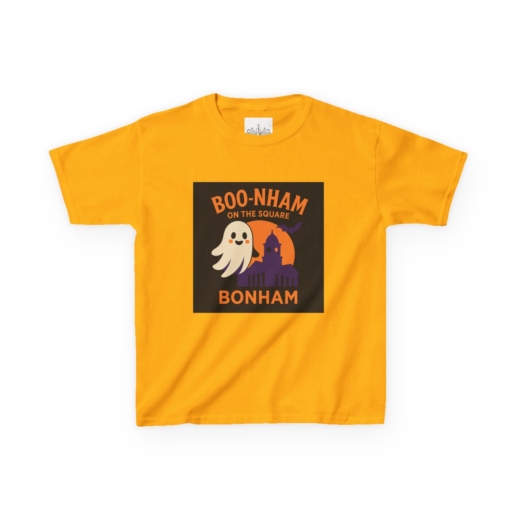 Boo-Nham Halloween Kids Tee, Fun Fall Shirt, Spooky Ghost Tee, Halloween Costume Top, Kids Halloween Apparel