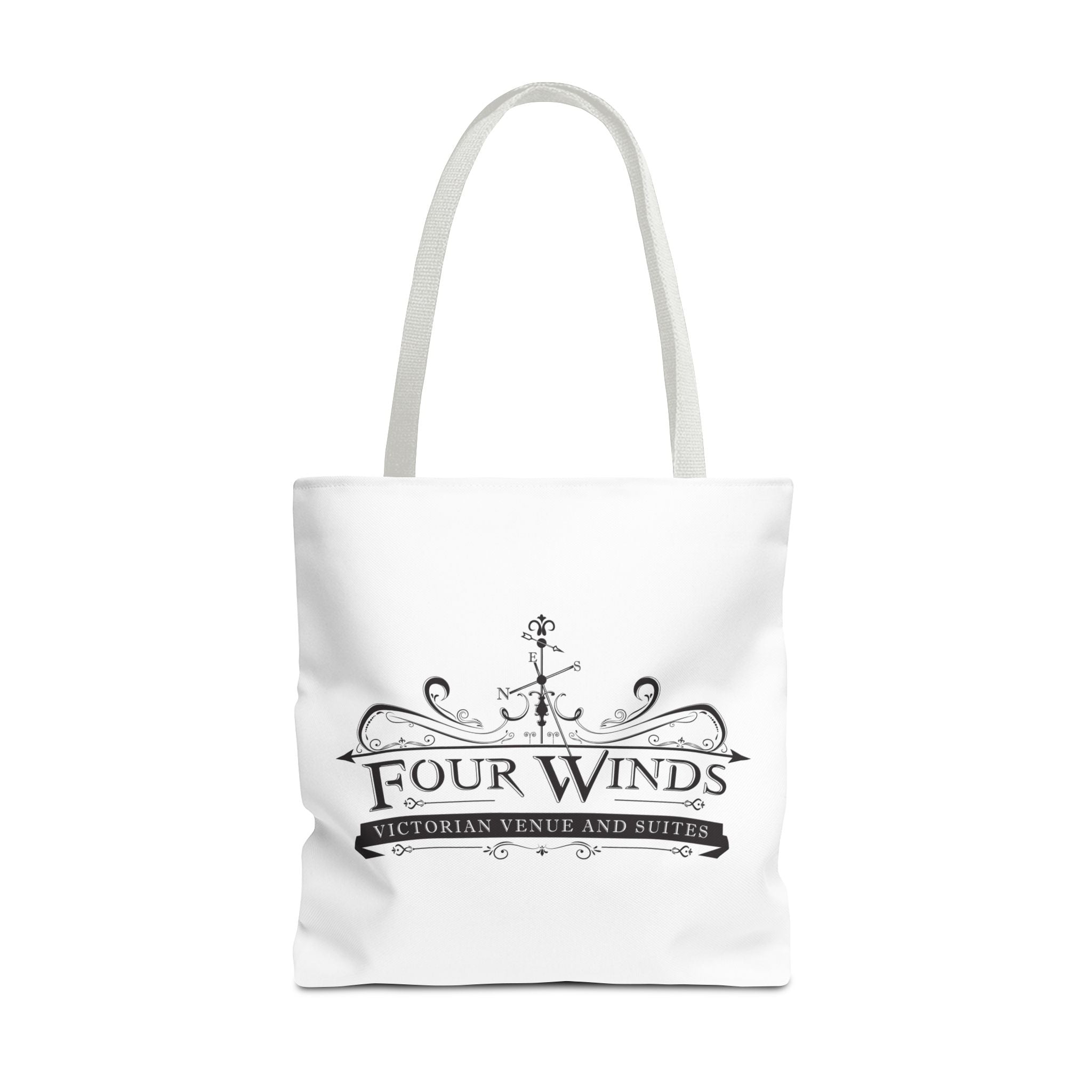 Victorian Venue Tote Bag, Stylish Eco-Friendly Tote, Four Winds Design, Perfect Gift for Events, Unique Shopping Bag, Bookstore Tote
