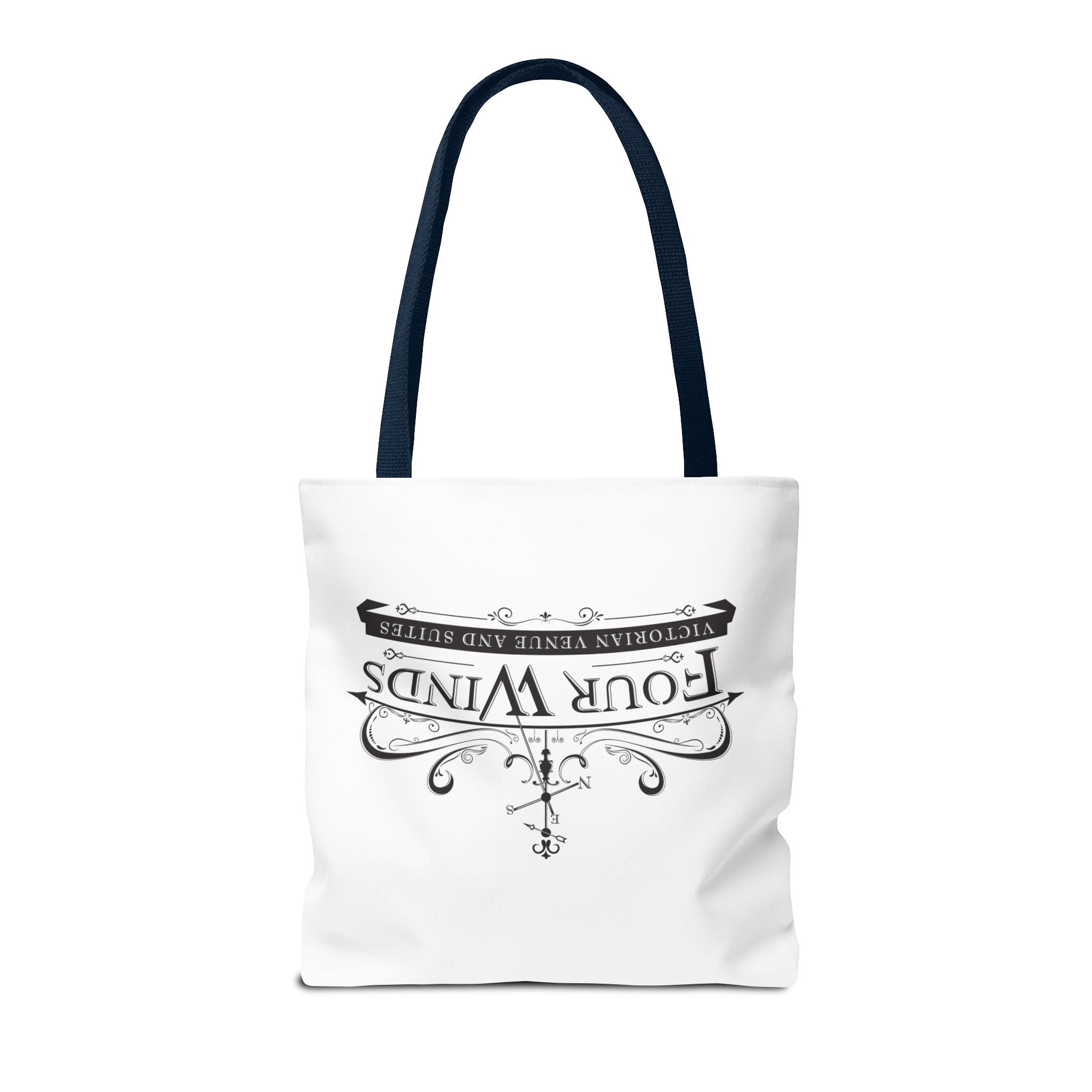 Victorian Venue Tote Bag, Stylish Eco-Friendly Tote, Four Winds Design, Perfect Gift for Events, Unique Shopping Bag, Bookstore Tote
