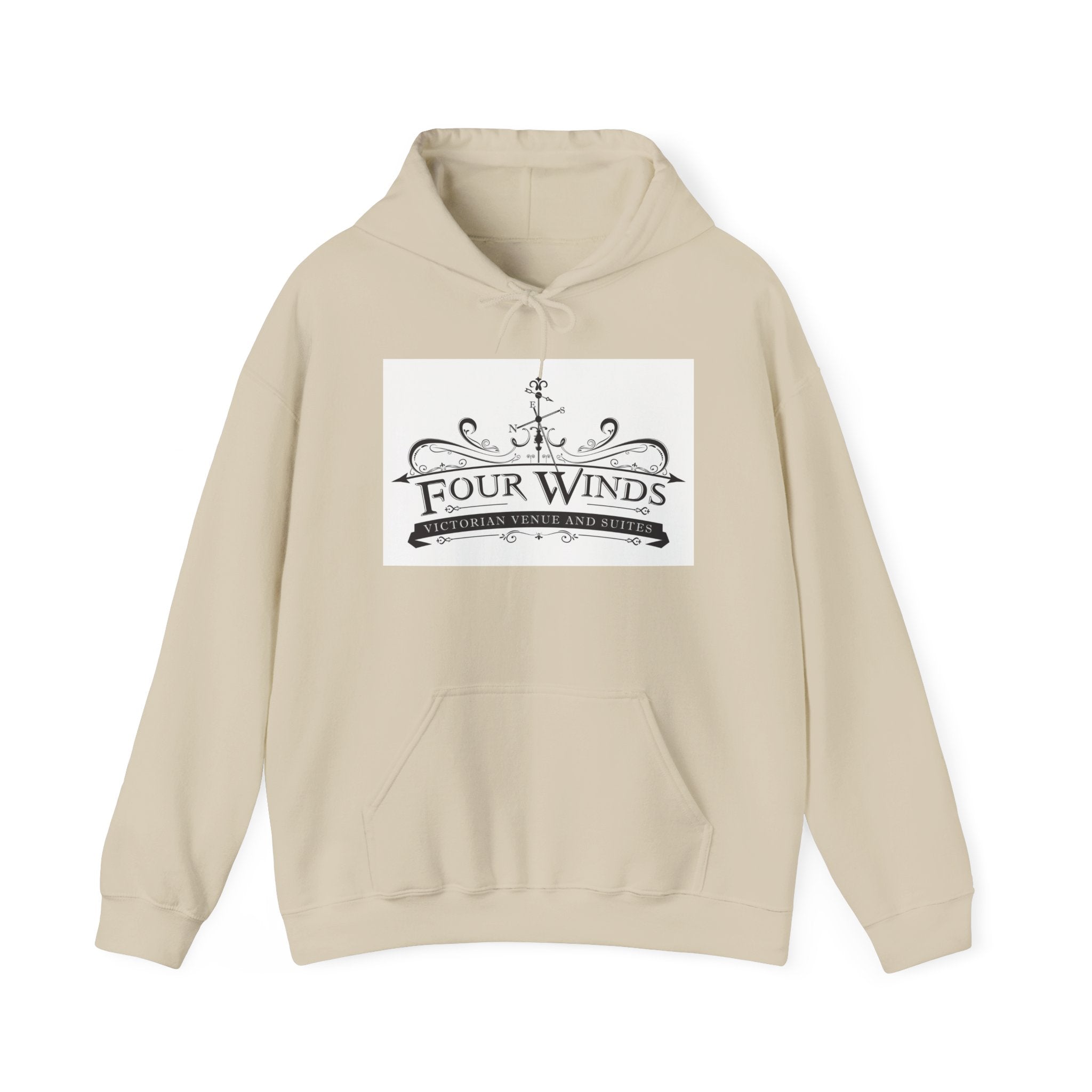 Four Winds Hooded Sweatshirt | Cozy Unisex Sweatshirt for All Seasons, Gift for Nature Lovers, Casual Wear, Travel Hoodie