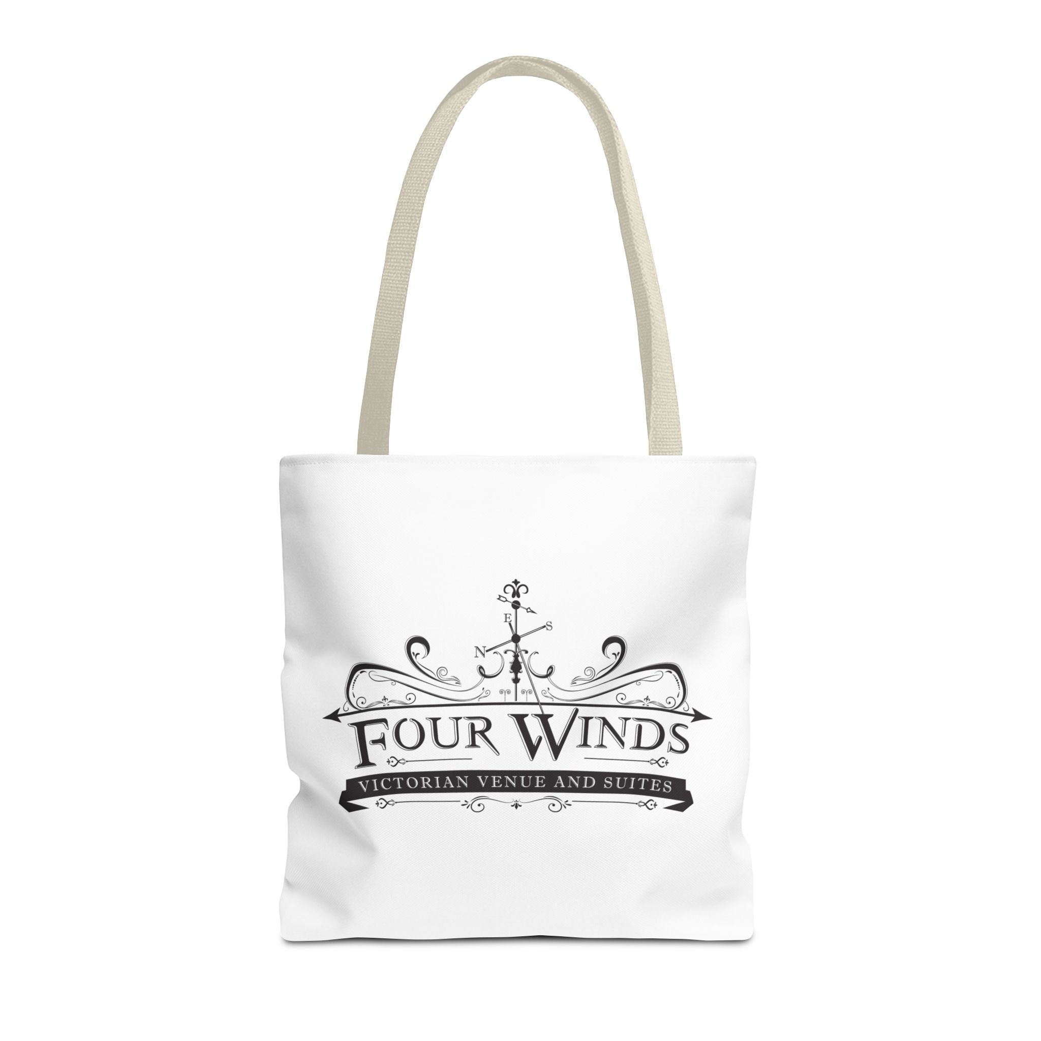 Victorian Venue Tote Bag, Stylish Eco-Friendly Tote, Four Winds Design, Perfect Gift for Events, Unique Shopping Bag, Bookstore Tote