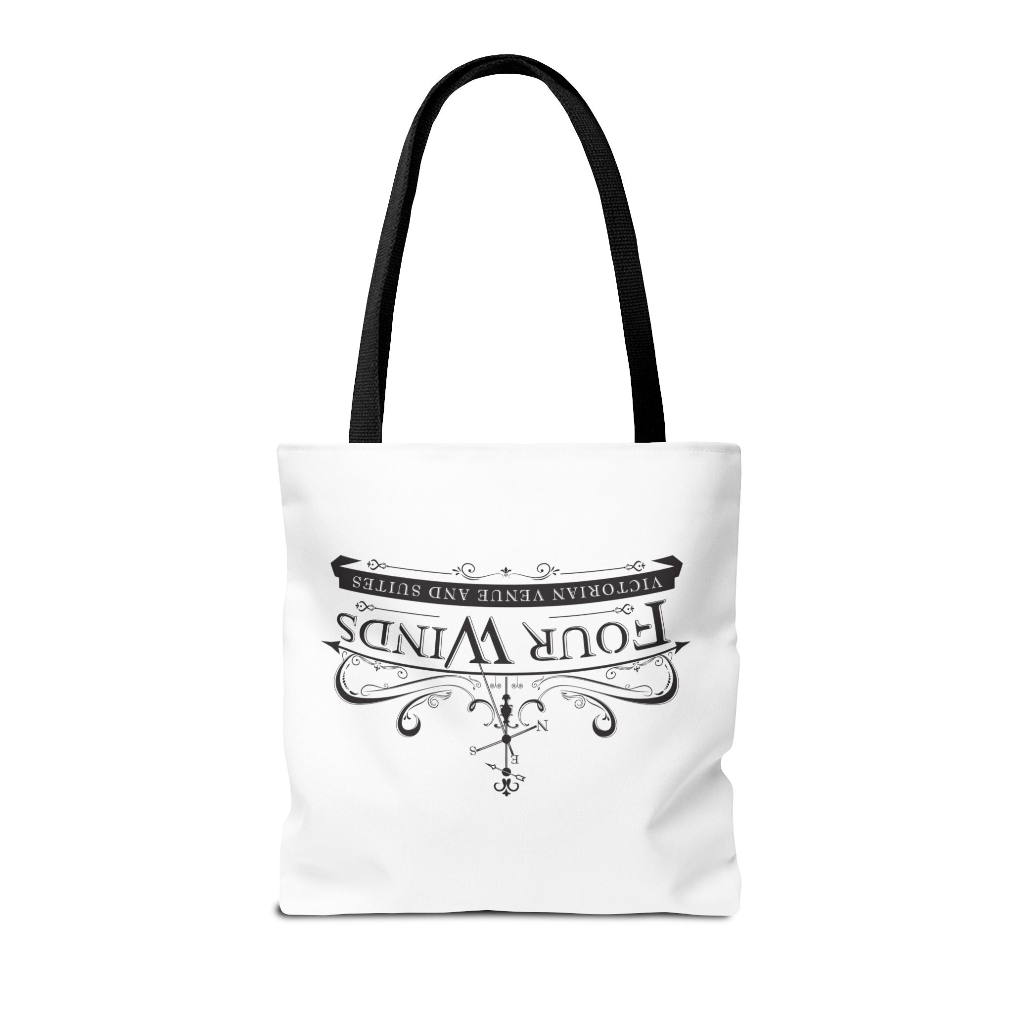 Victorian Venue Tote Bag, Stylish Eco-Friendly Tote, Four Winds Design, Perfect Gift for Events, Unique Shopping Bag, Bookstore Tote