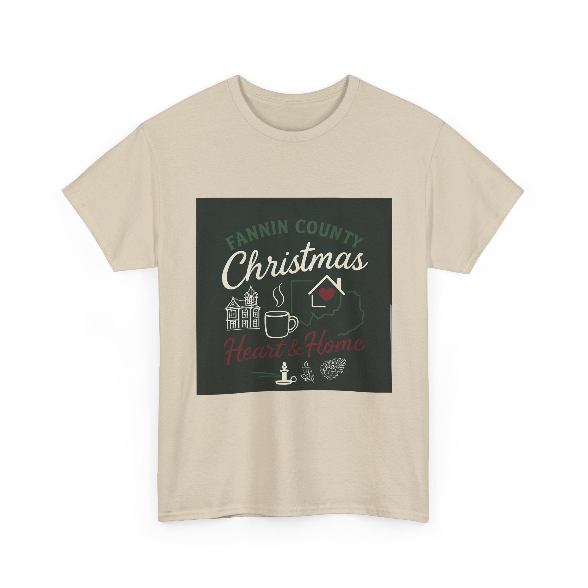 Fannin County Christmas Tee - Homely & Cozy Holiday Shirt