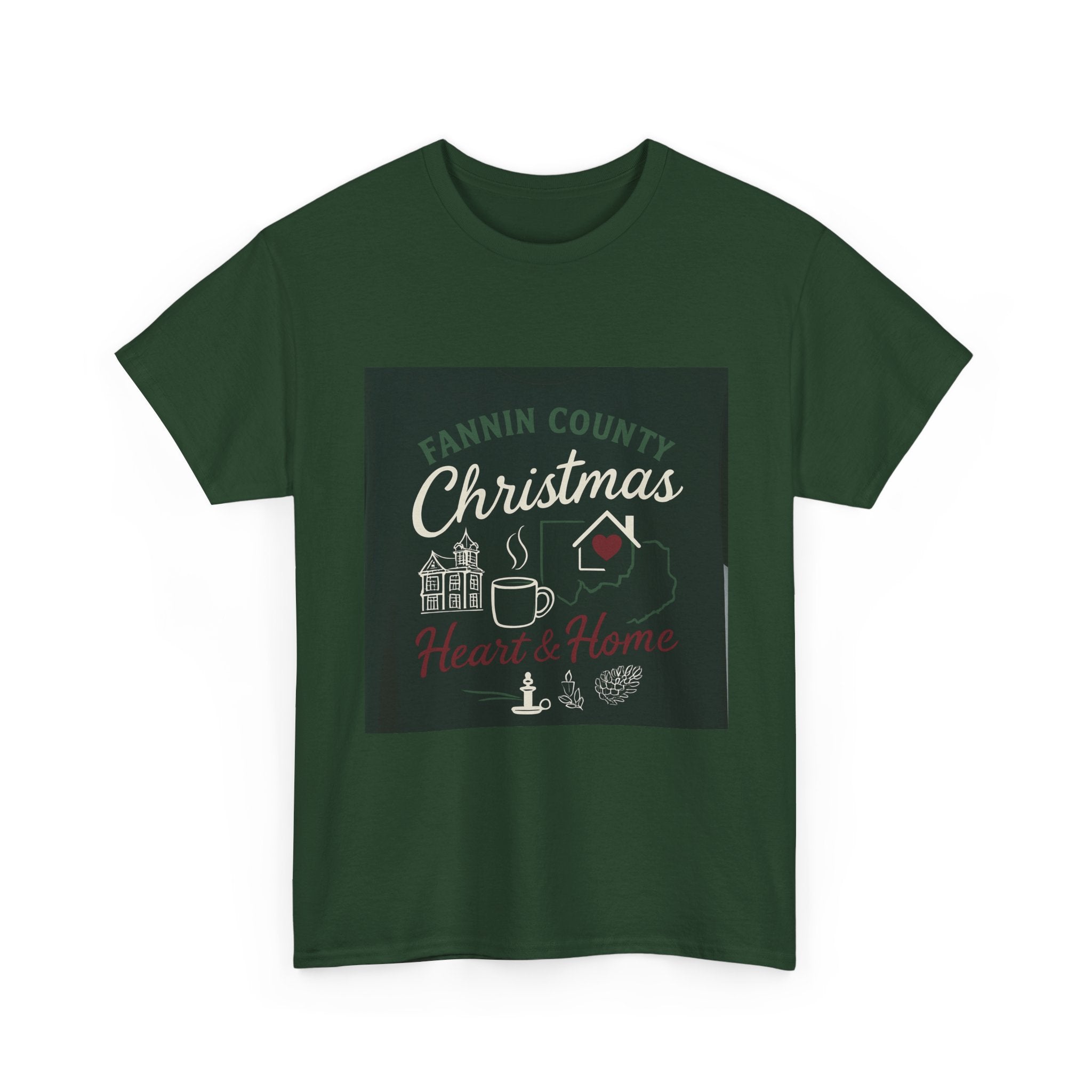 Fannin County Christmas Tee - Homely & Cozy Holiday Shirt