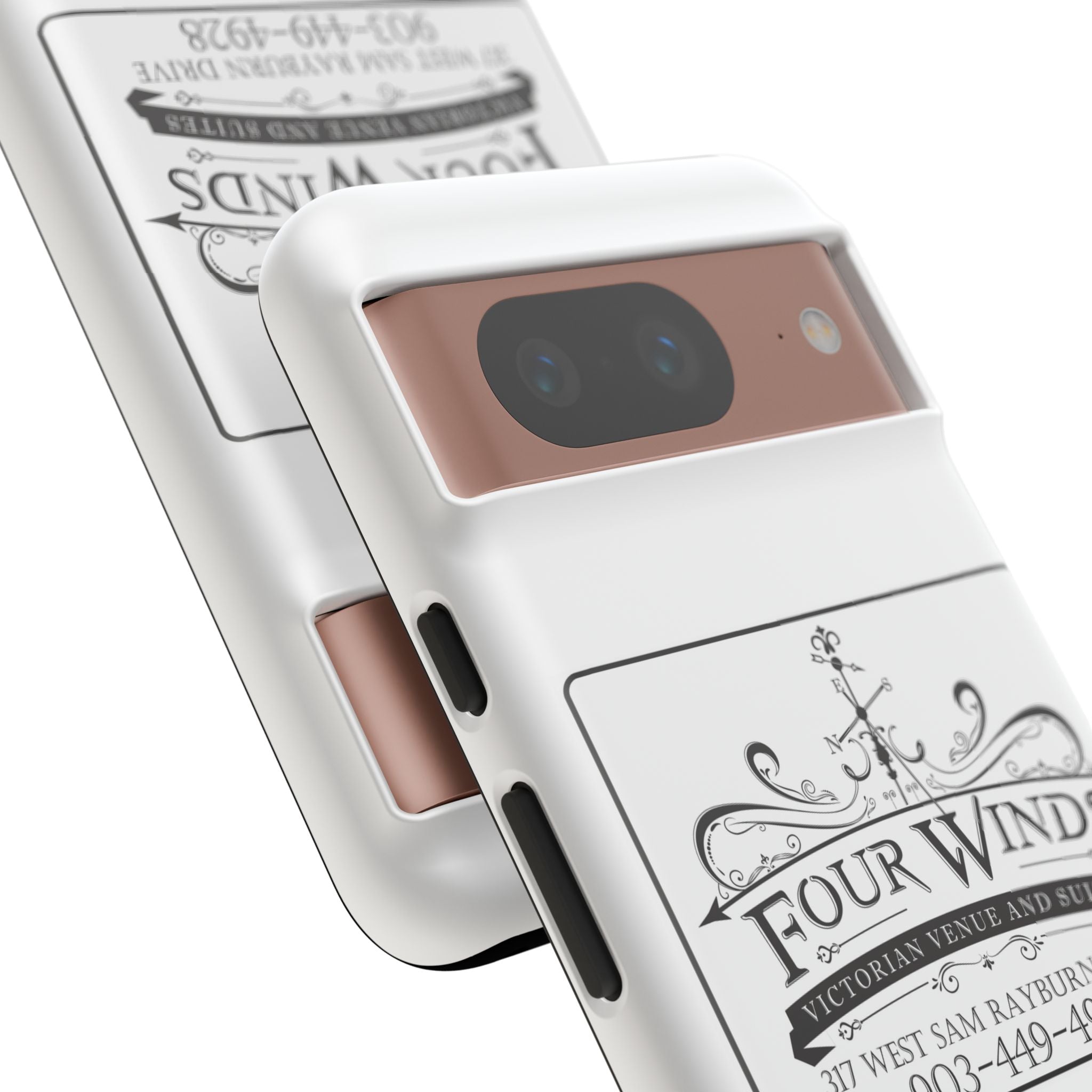 Victorian Style Phone Case with Custom Logo | Tough Cases, Custom Phone Accessory, Elegant Gift, Unique Design, Personalized Tech