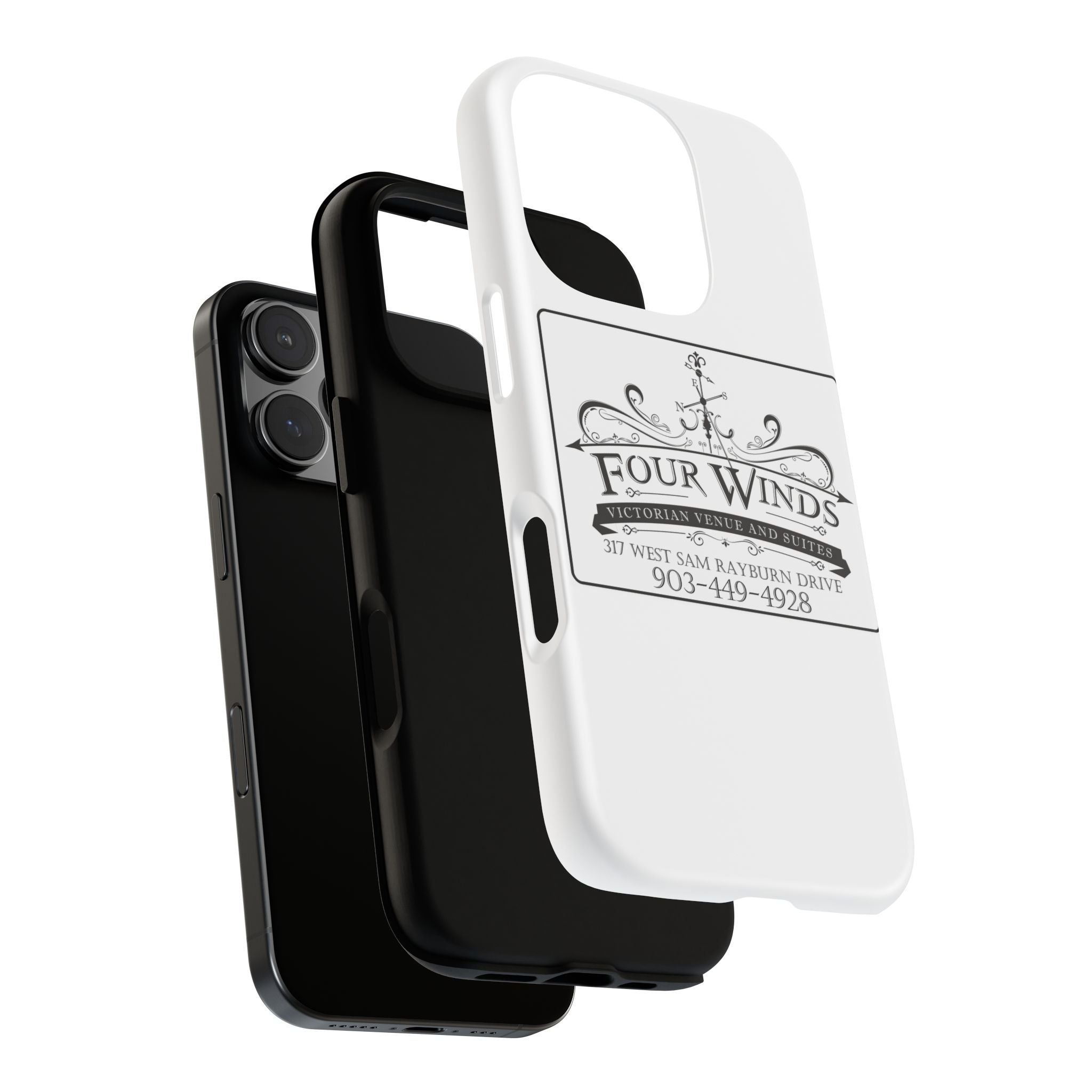 Victorian Style Phone Case with Custom Logo | Tough Cases, Custom Phone Accessory, Elegant Gift, Unique Design, Personalized Tech