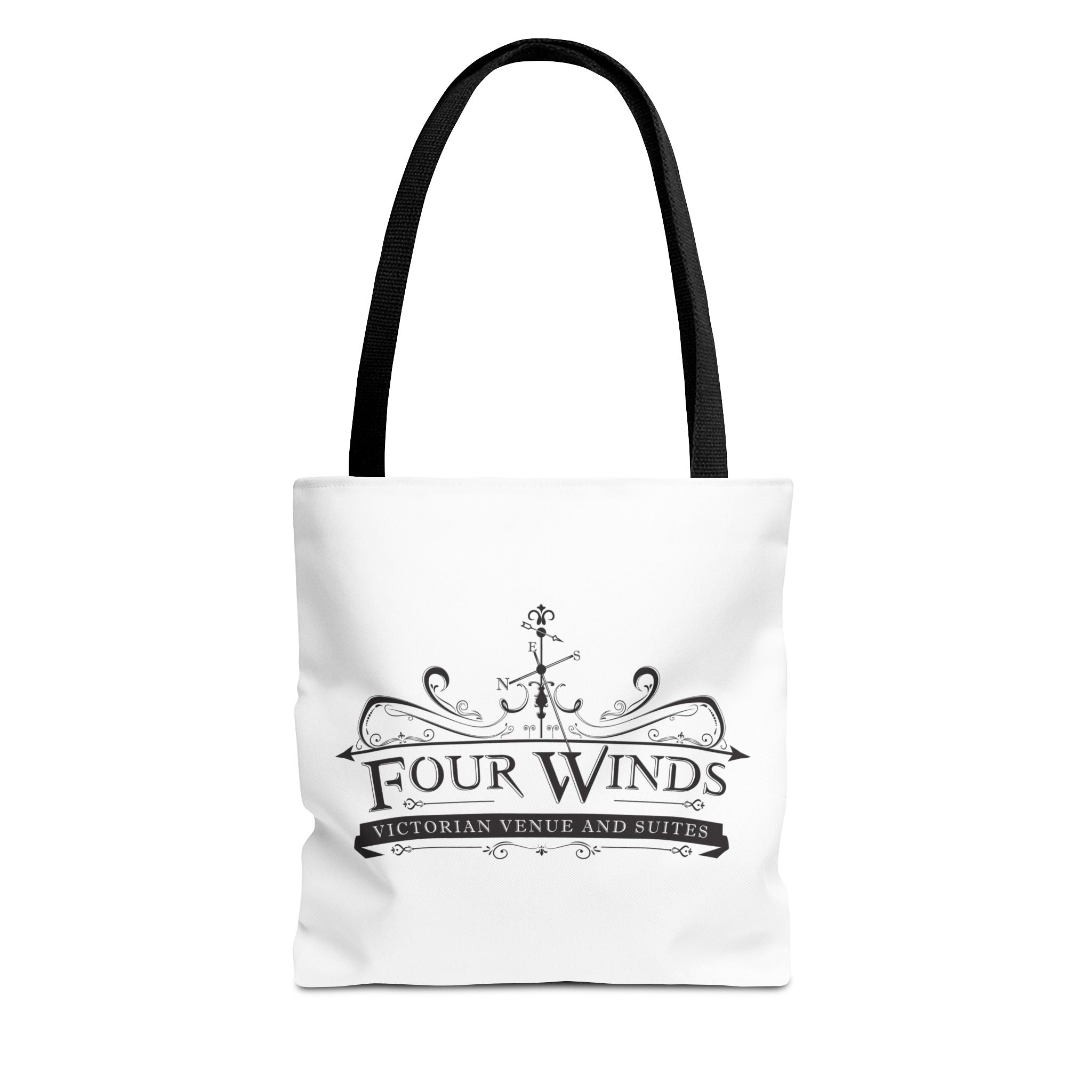 Victorian Venue Tote Bag, Stylish Eco-Friendly Tote, Four Winds Design, Perfect Gift for Events, Unique Shopping Bag, Bookstore Tote