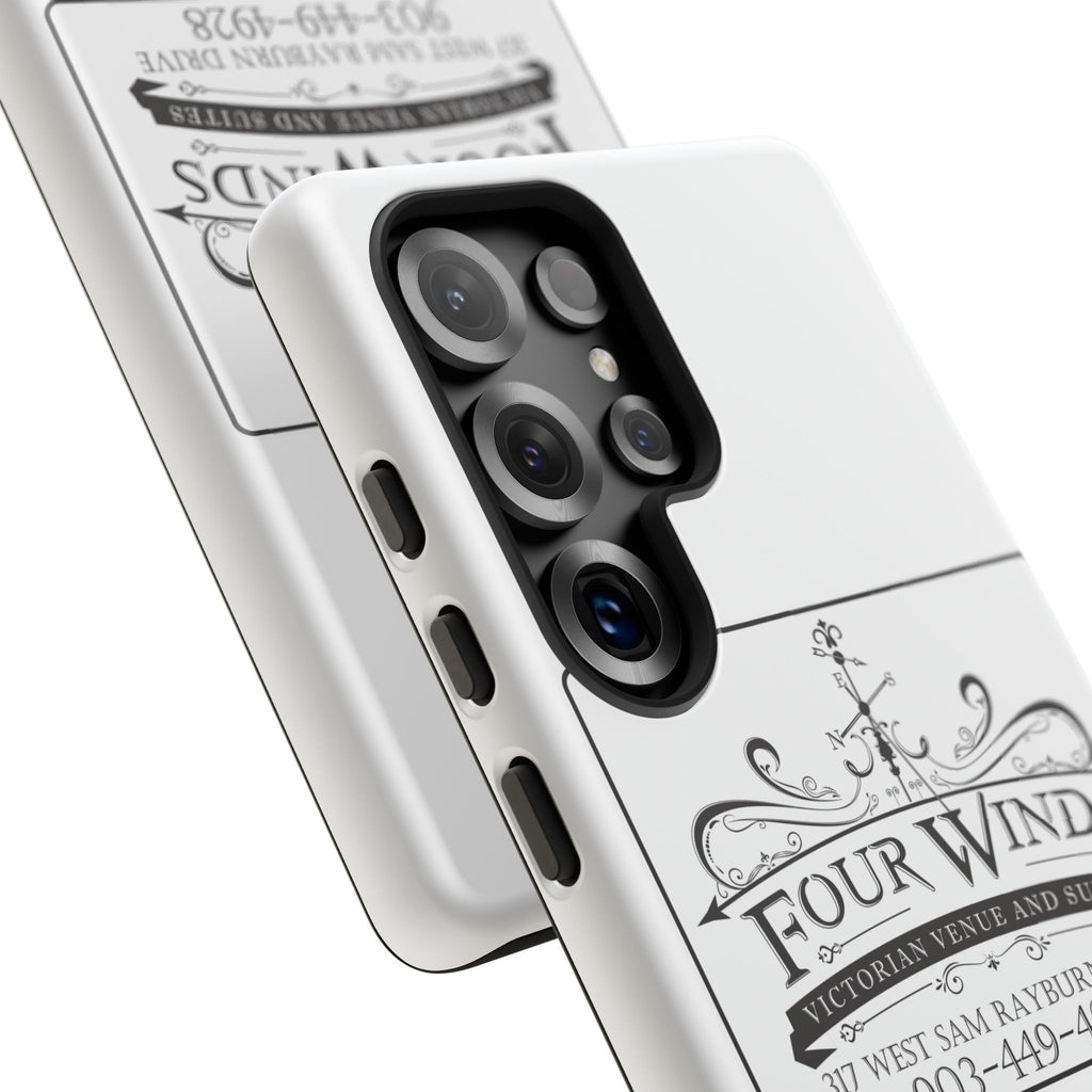 Victorian Style Phone Case with Custom Logo | Tough Cases, Custom Phone Accessory, Elegant Gift, Unique Design, Personalized Tech