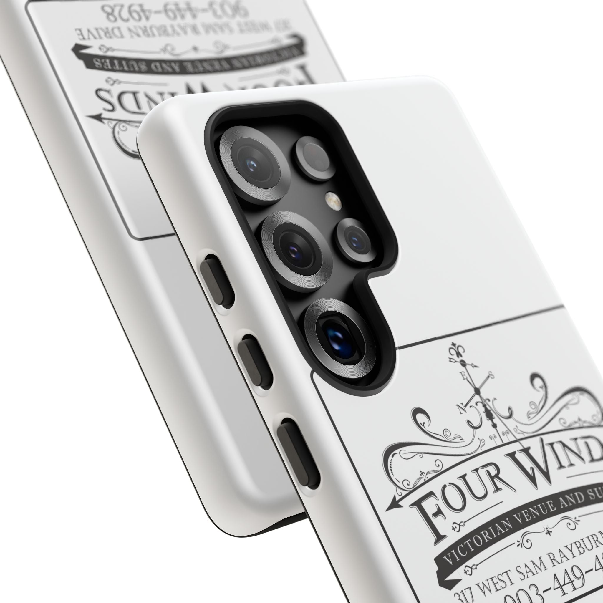 Victorian Style Phone Case with Custom Logo | Tough Cases, Custom Phone Accessory, Elegant Gift, Unique Design, Personalized Tech