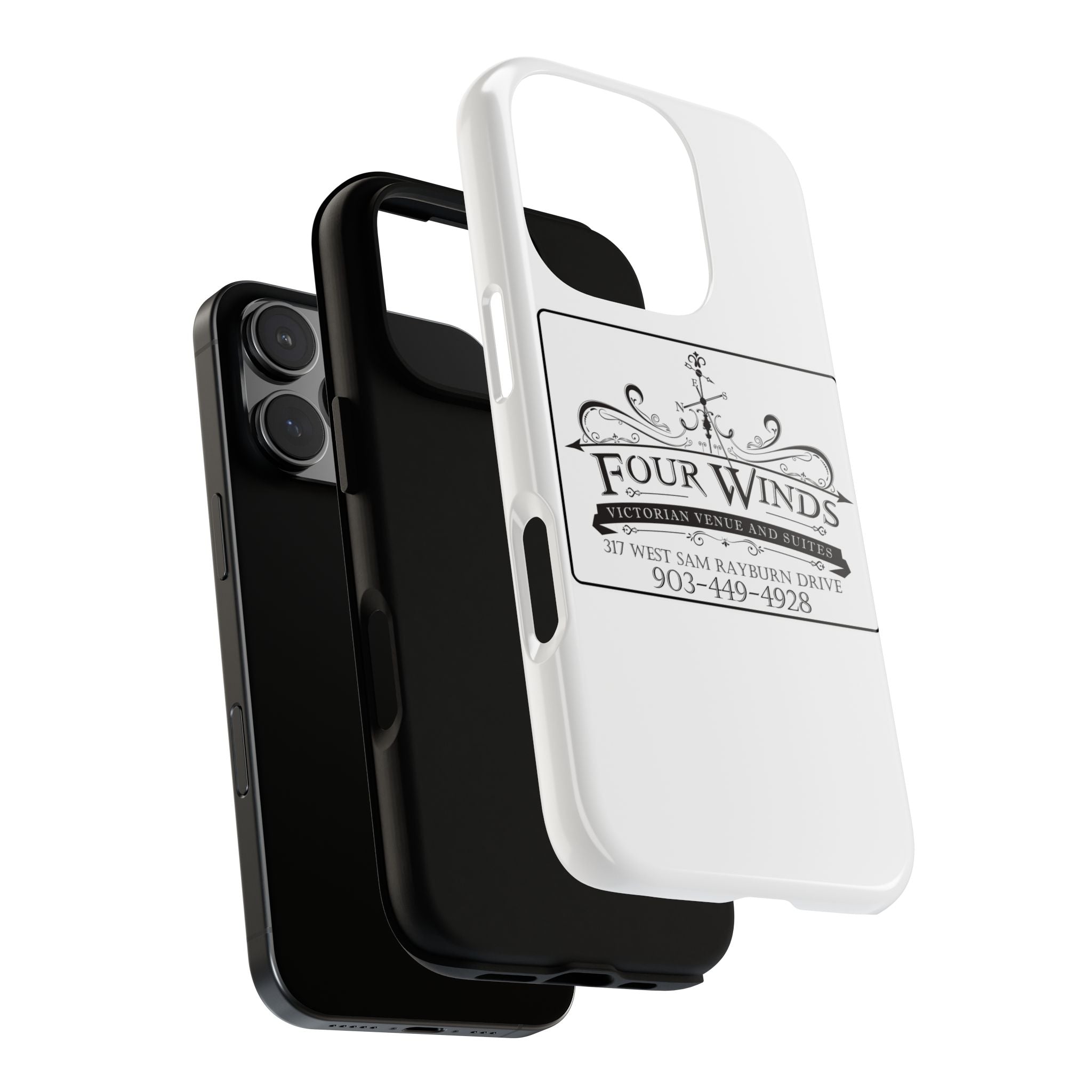 Victorian Style Phone Case with Custom Logo | Tough Cases, Custom Phone Accessory, Elegant Gift, Unique Design, Personalized Tech