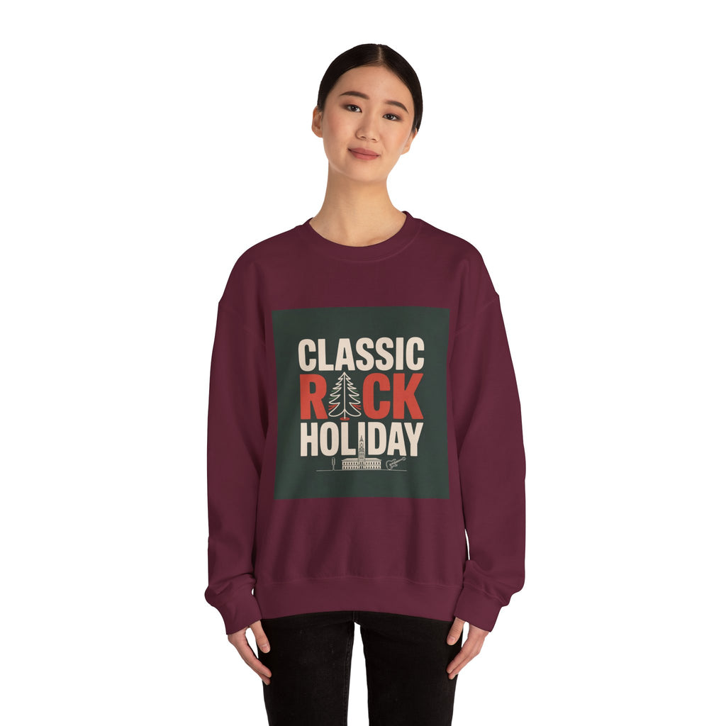 Classic Rock Holiday Unisex Crewneck Sweatshirt