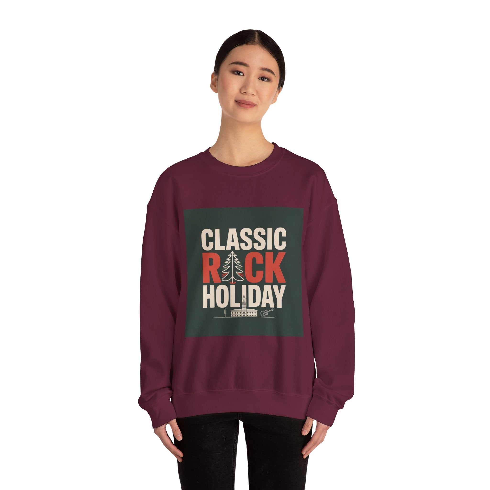 Classic Rock Holiday Unisex Crewneck Sweatshirt