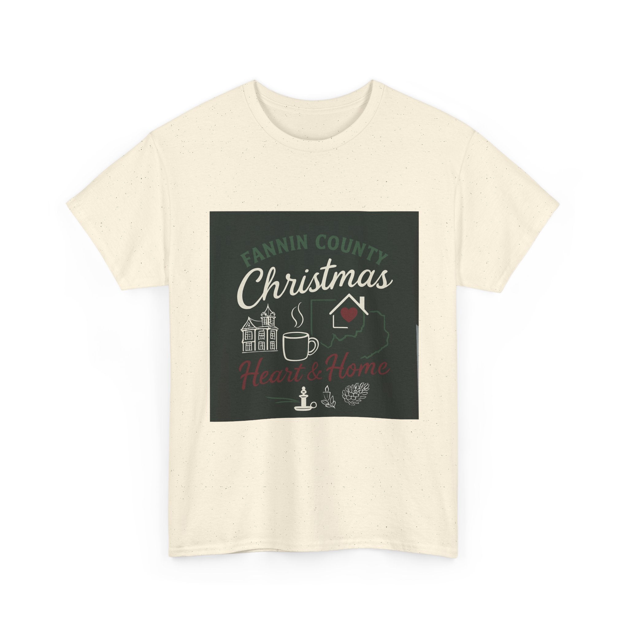 Fannin County Christmas Tee - Homely & Cozy Holiday Shirt