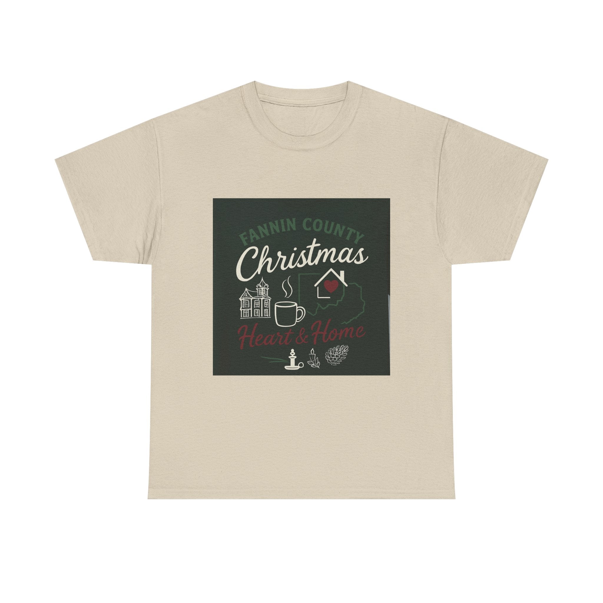 Fannin County Christmas Tee - Homely & Cozy Holiday Shirt